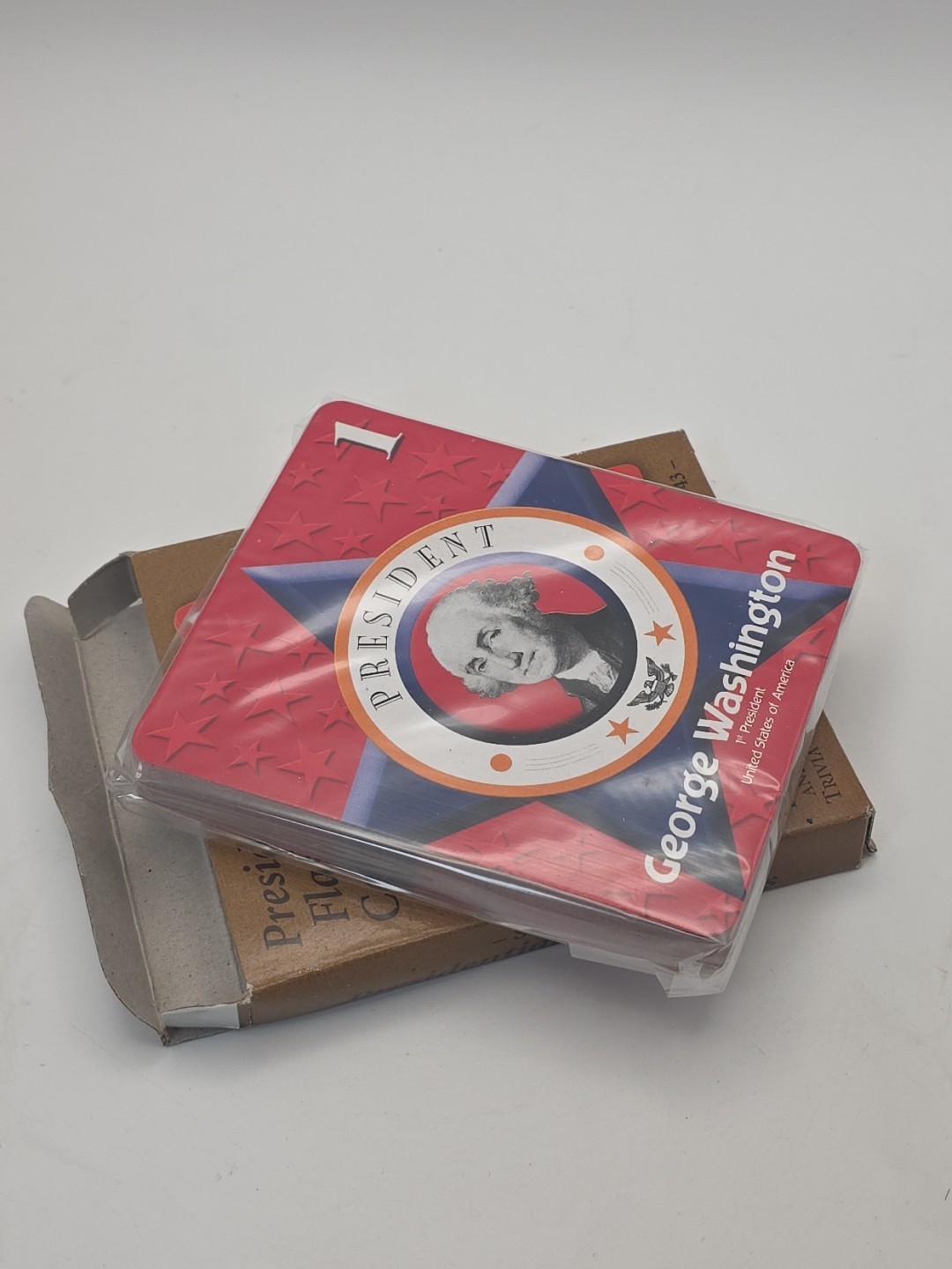 Presidential Flash Cards Educational Information- New Open Box