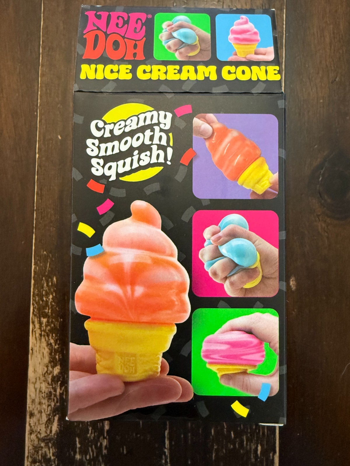 Blue Needoh Nice Cream Cone New in Box Ice Cream FAST SHIPPING Squish toy