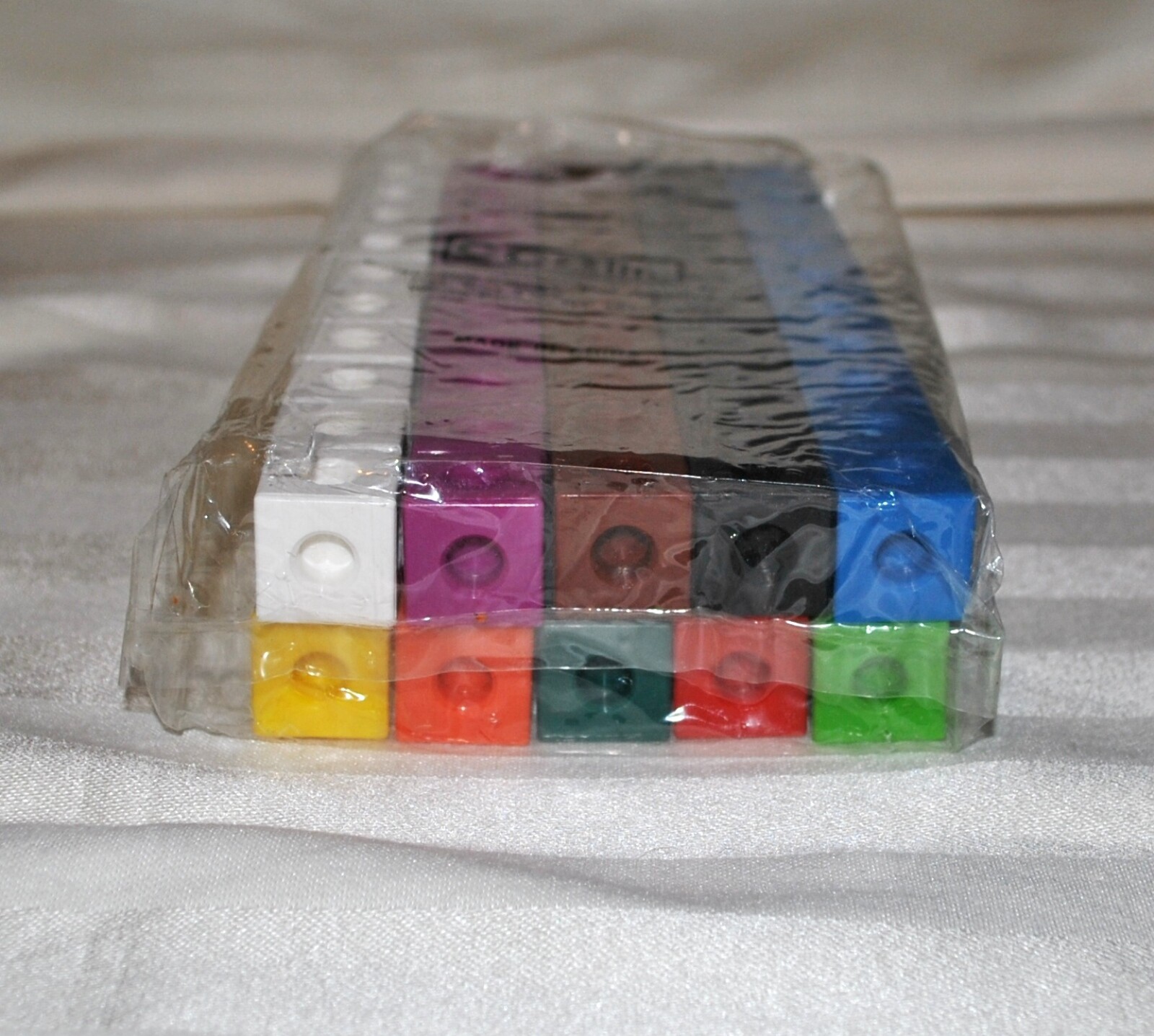 Cuisenaire – Snap Cubes/Blocks for Learning Math in Different Colors – Brand New