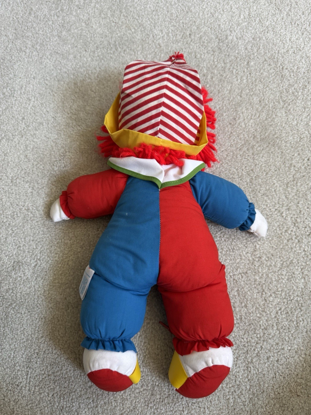 Vintage 1983 American Greetings Amtoy Doll 16” Learn to Dress Clown Vtg 80s