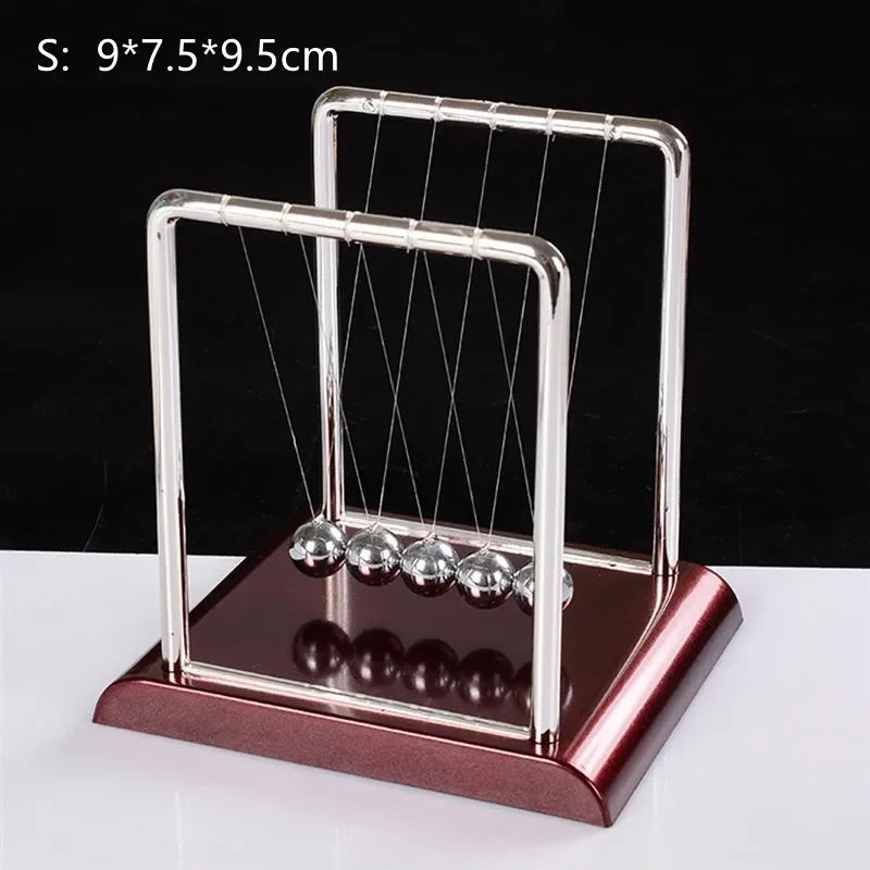 Perpetual Motion Collision Newton Cradle Steel Balls School Teaching Physics Toy