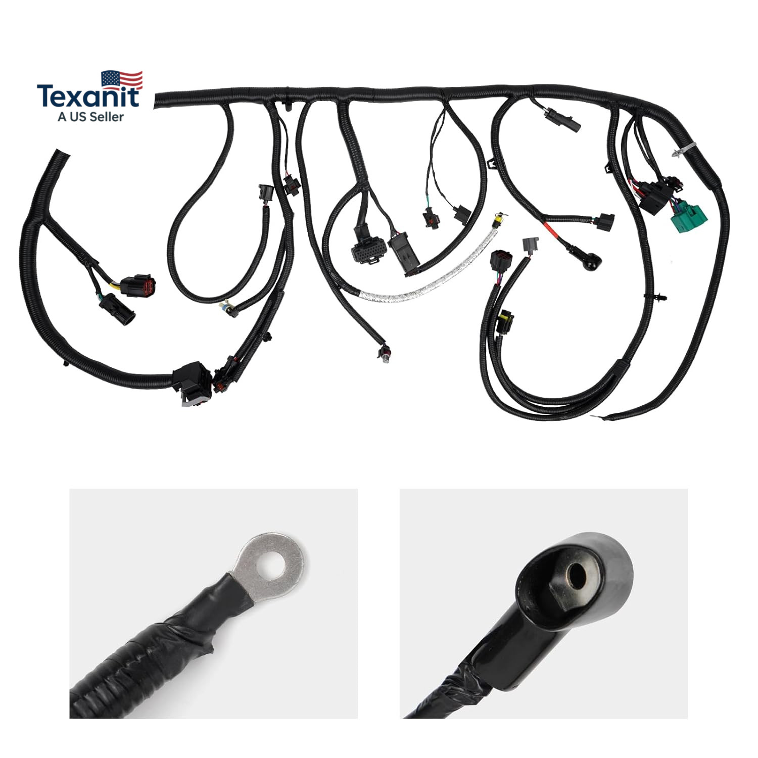 Engine Wiring Harness Assembly Compatible with Ford F250 F350 F450 F550 Super Du
