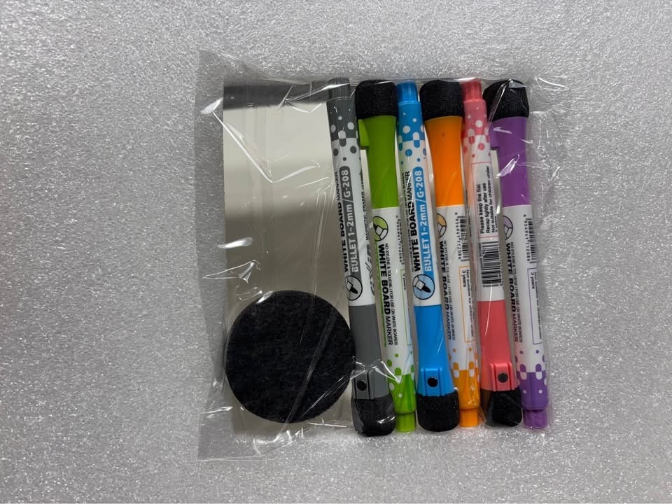 Magnetic Calendar and Chore Chart Set – includes 6 markers!