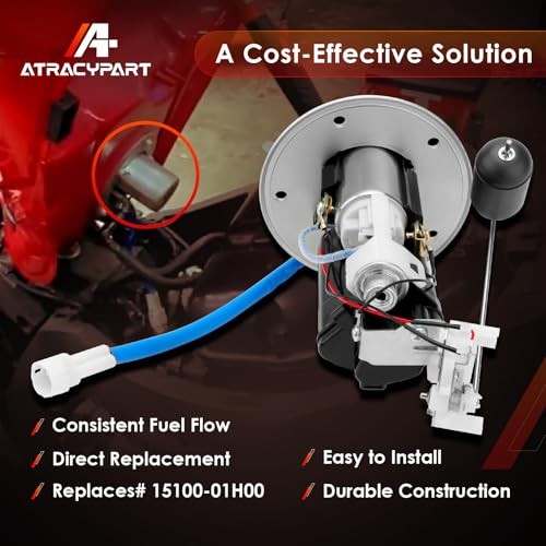 Fuel Pump Assembly 3 Pin, Compatible With 2006-2007 Suzuki GSXR-600, GSXR-750,