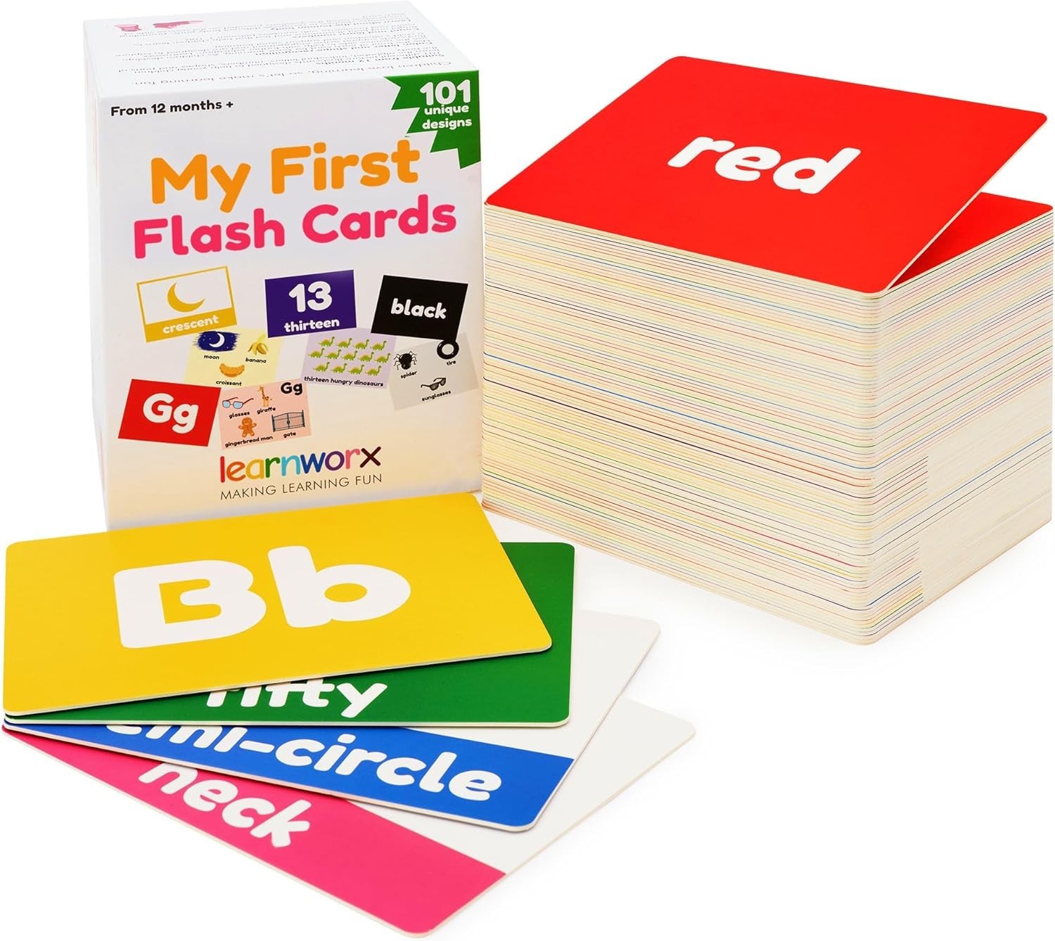 Baby Learning Flash Cards For Toddlers 1-3 | Kids Letter Number Alphabet Anim…