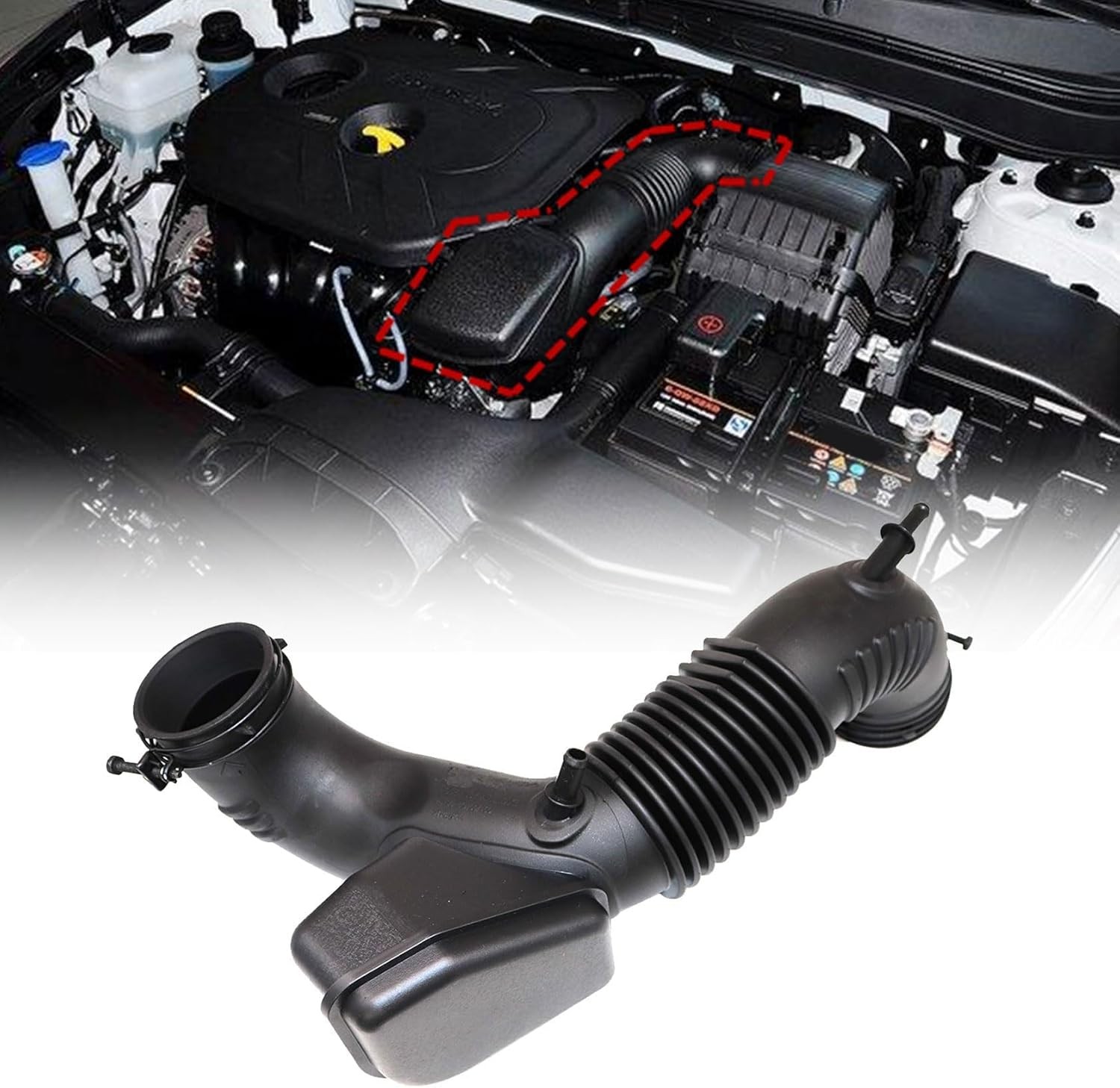 FZJDSD 1PC Air Cleaner Intake Tube Hose 28130-3S160 281303S160 Compatible with