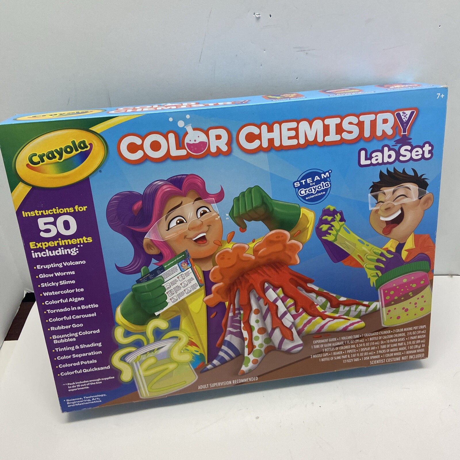 Crayola Color Chemistry Lab Set Instructions For 50 Experiments New in Box