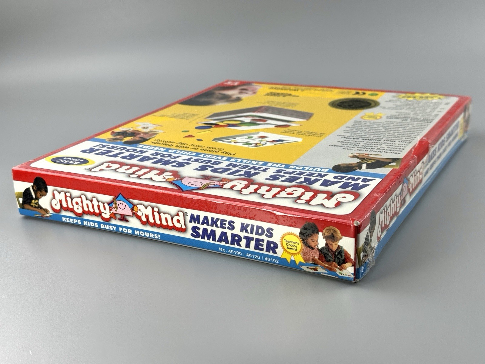 Mighty Mind Puzzle Building Skills Game Makes Kids Smarter – Basic Ed. 1999 NEW