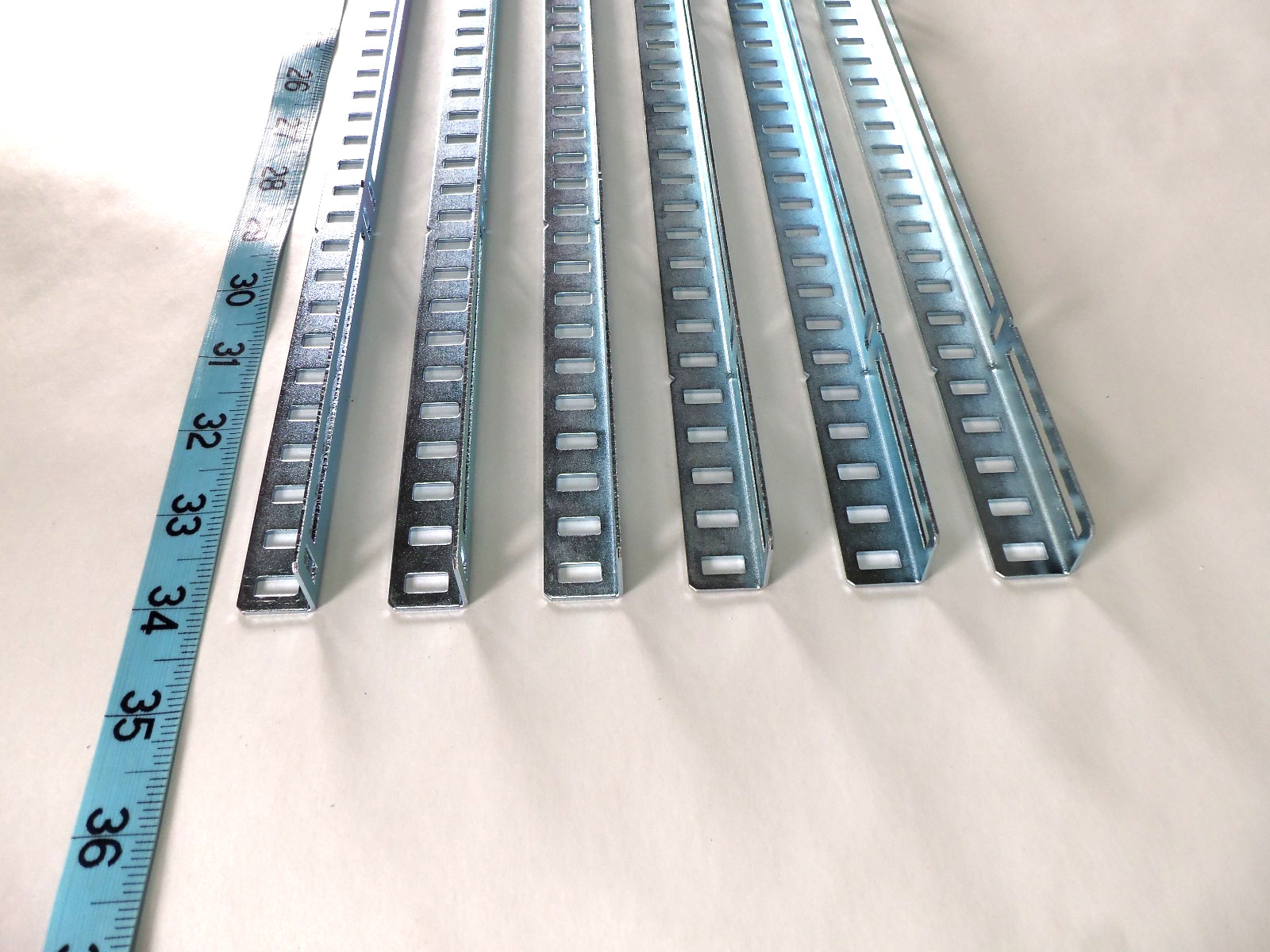 VEX Robotics EXP V5 Steel 1x1x30 Angle Rail Mixed Lot of 8 Pieces