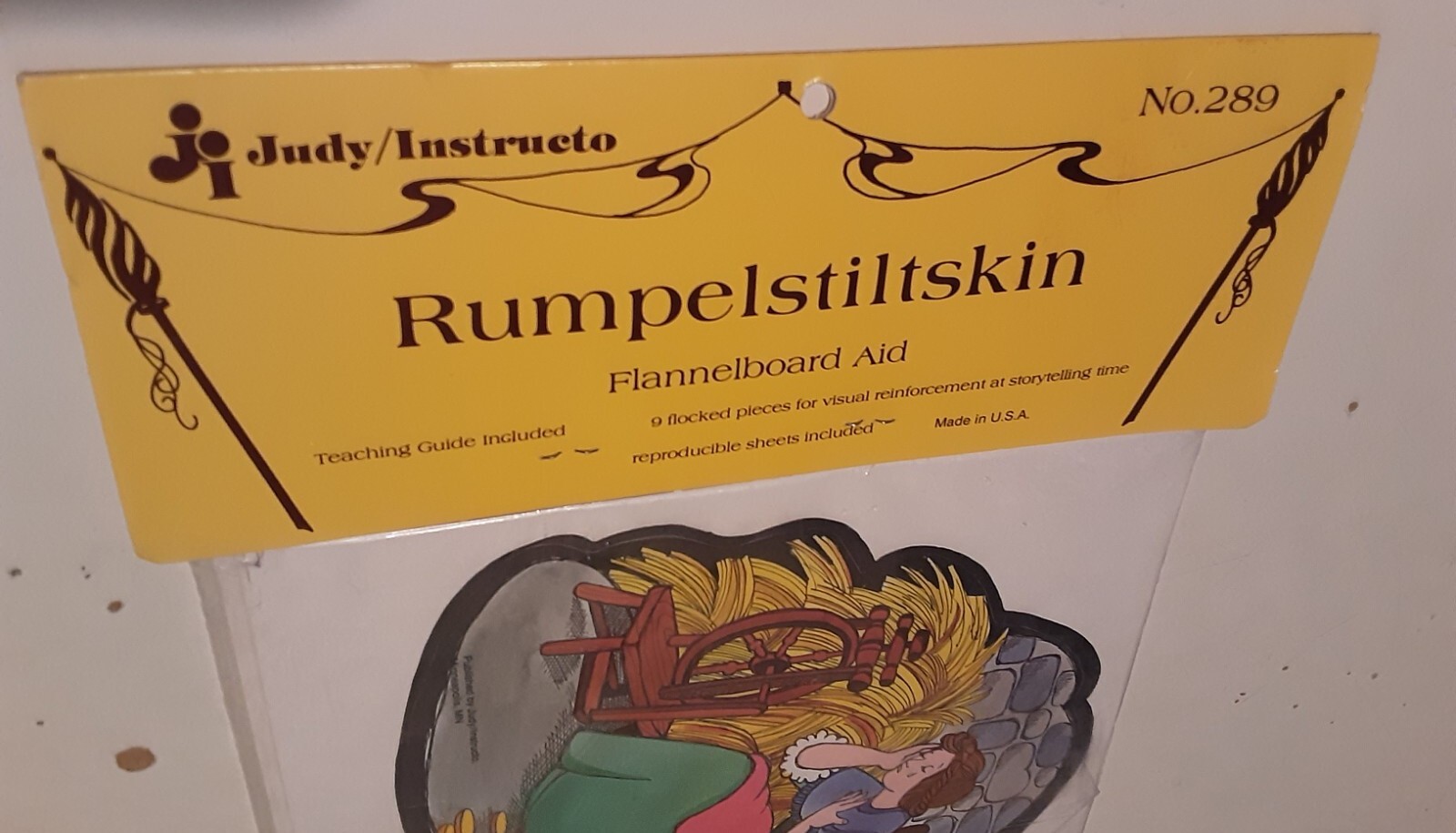 New Judy Instructo Flannelboard Aid “RUMPELSTILTSKIN” 289 Nursery…