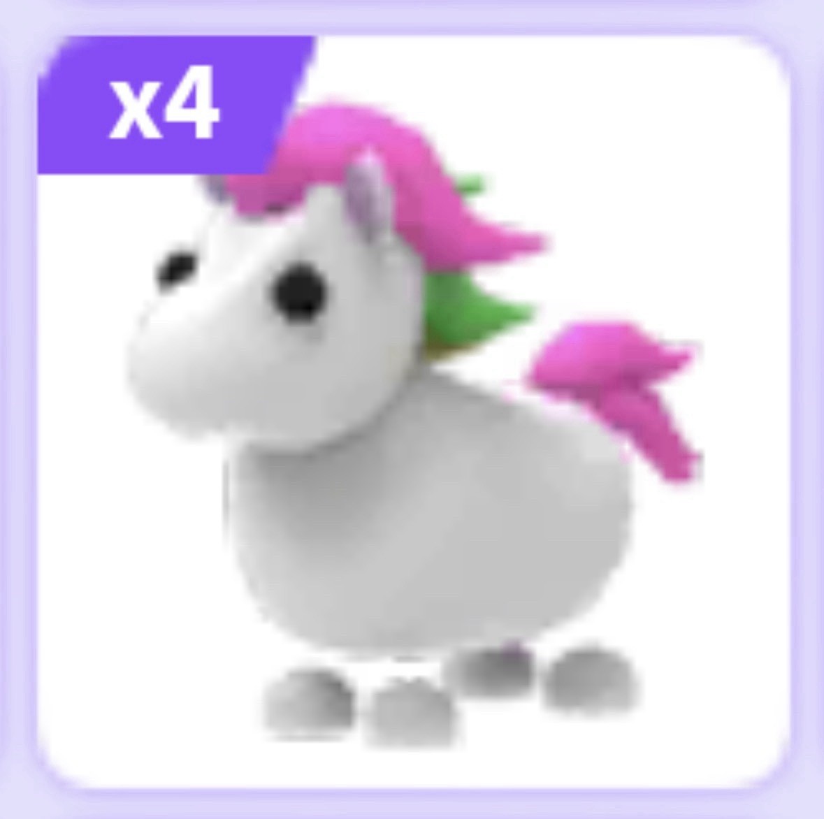 4 X Unicorn Plus 1 Ride Potion ❤️ Cheap ❤️ Adopt Me Pet