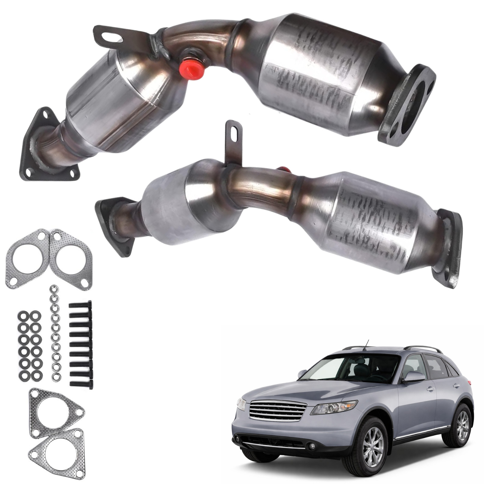 Front Catalytic Converters for Infiniti FX35 G35 M35 2003-2008 Nissan 350Z 03-06