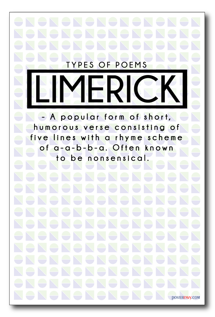 Limerick – NEW Classroom Reading and Writing Poster