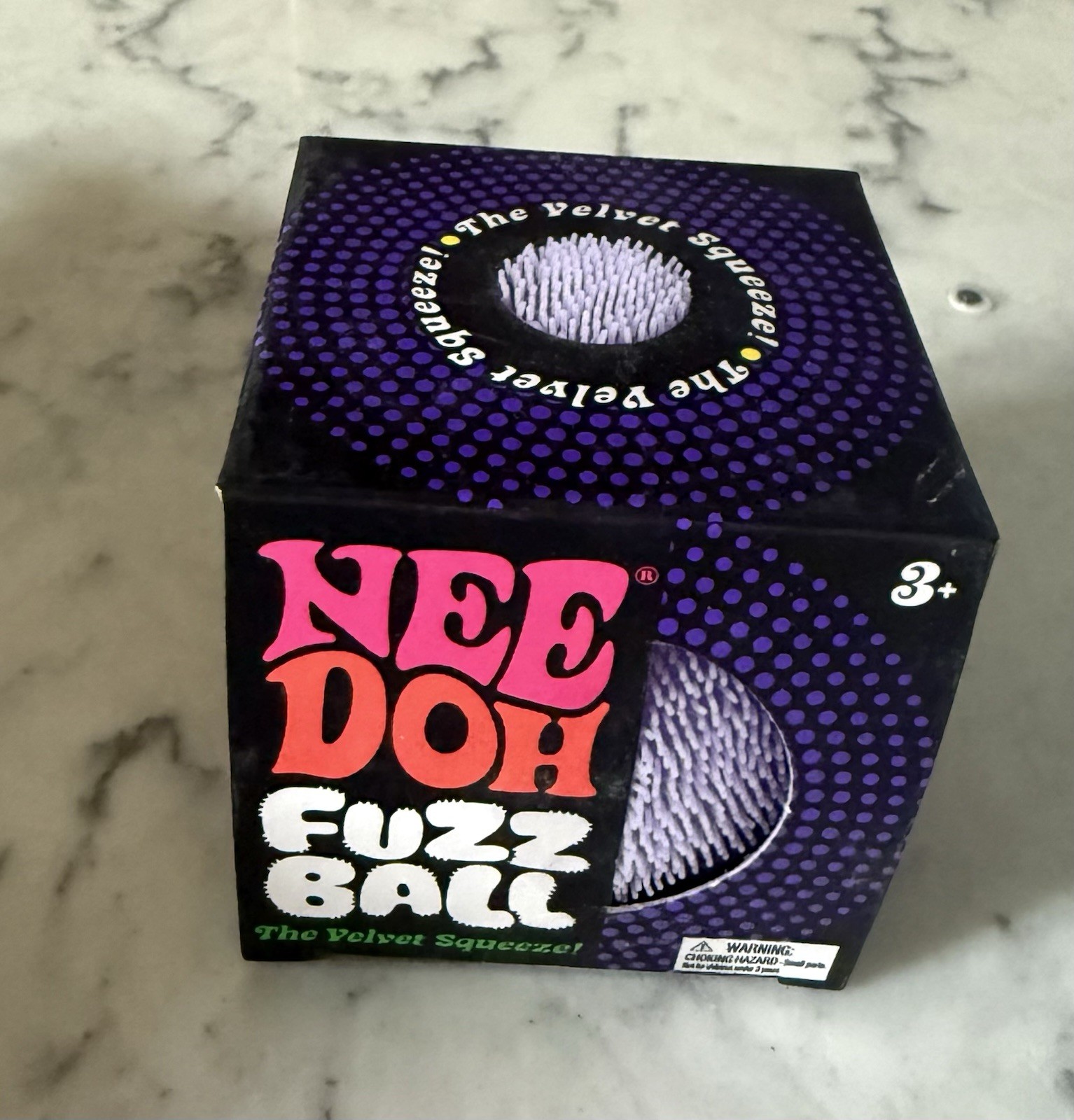 NeeDoh Fuzz Ball- NIB (purple)