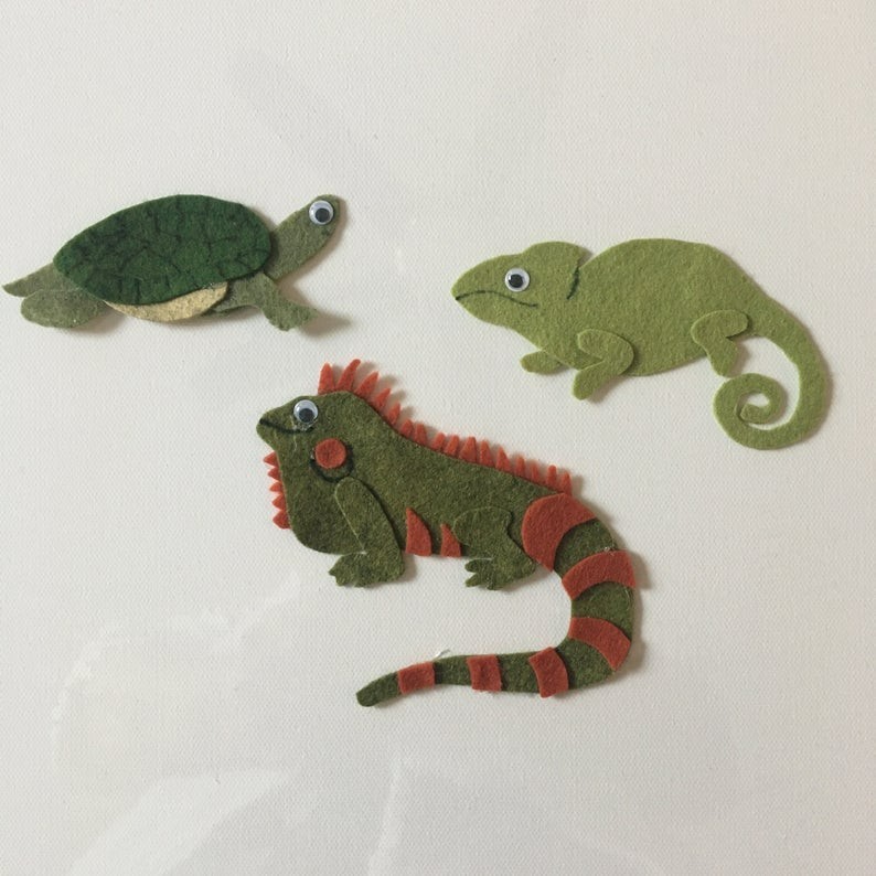 Perfect Pets -Fish-Repitles- Dogs-Cats Sample Set for Felt /Flannel Board Play