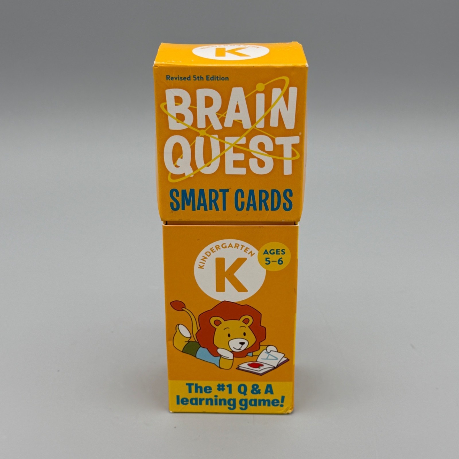 Brain Quest Kindergarten Smart Cards Ages 5-6 Revised 5th Edition Learning Game