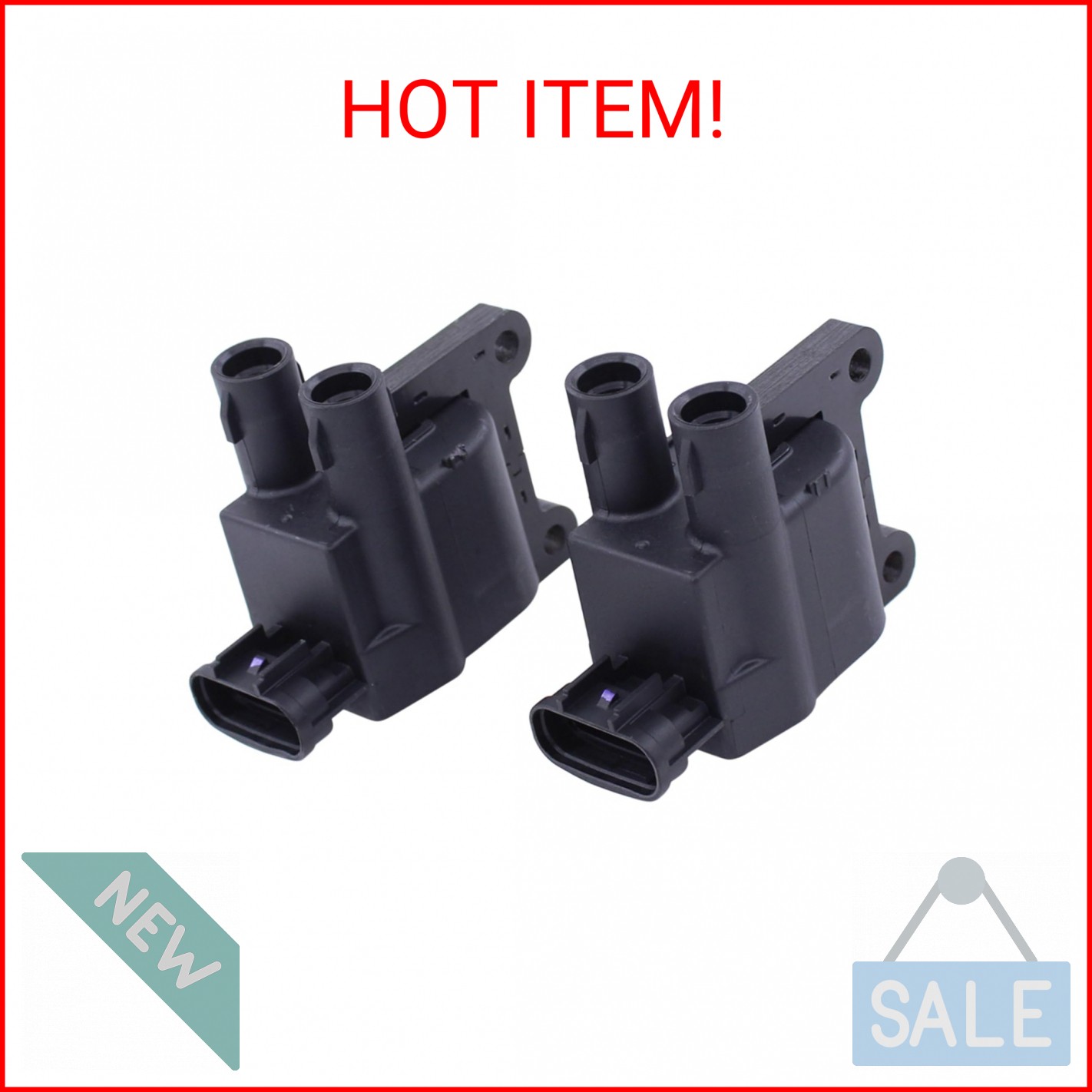 MOTOKU Ignition Coil and Spark Plug Wire Set for Toyota Solara Camry 2.2 1997-20