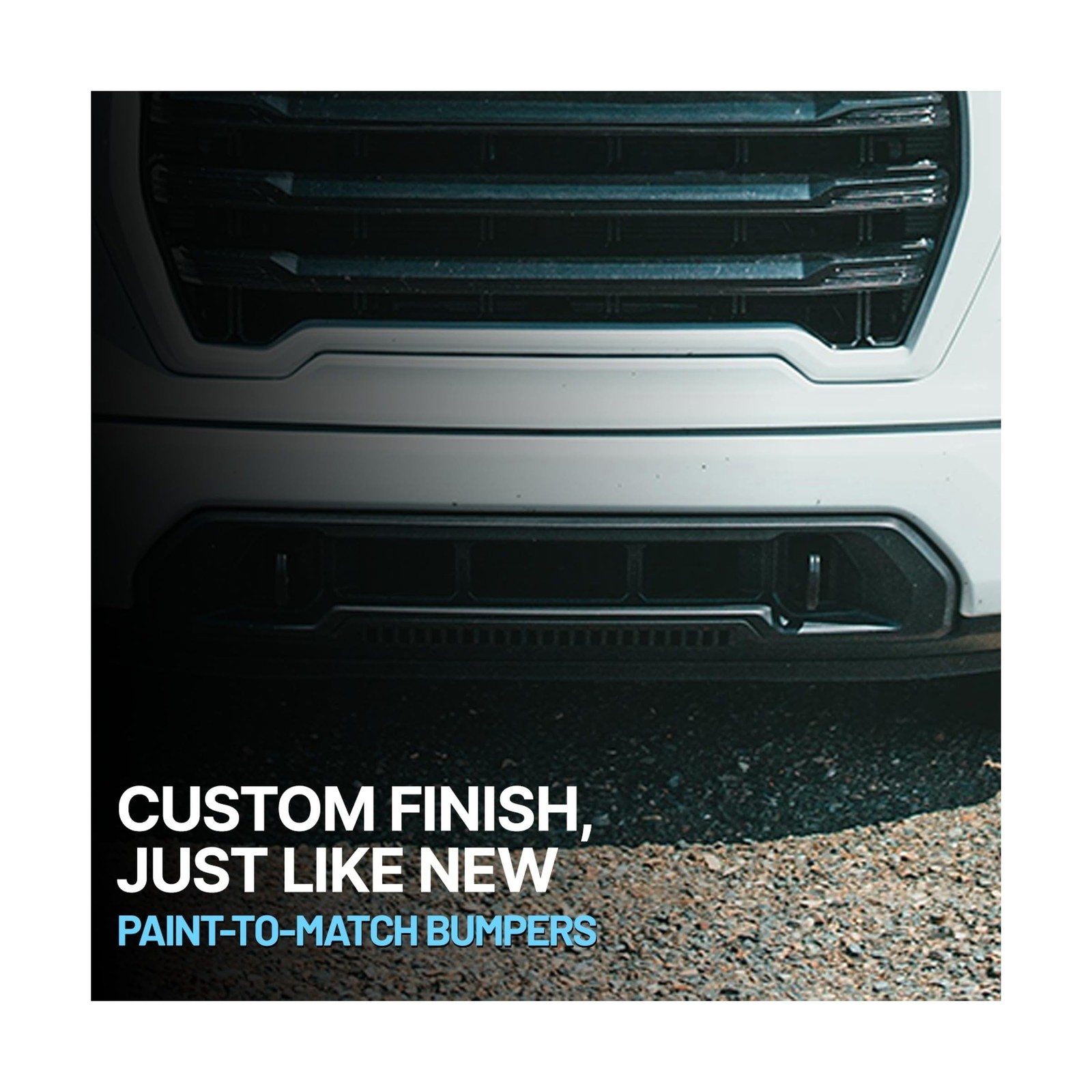 Garage-Pro 1-Piece Front Bumper for Chevrolet Silverado 1500 2003-2006 BASE L…