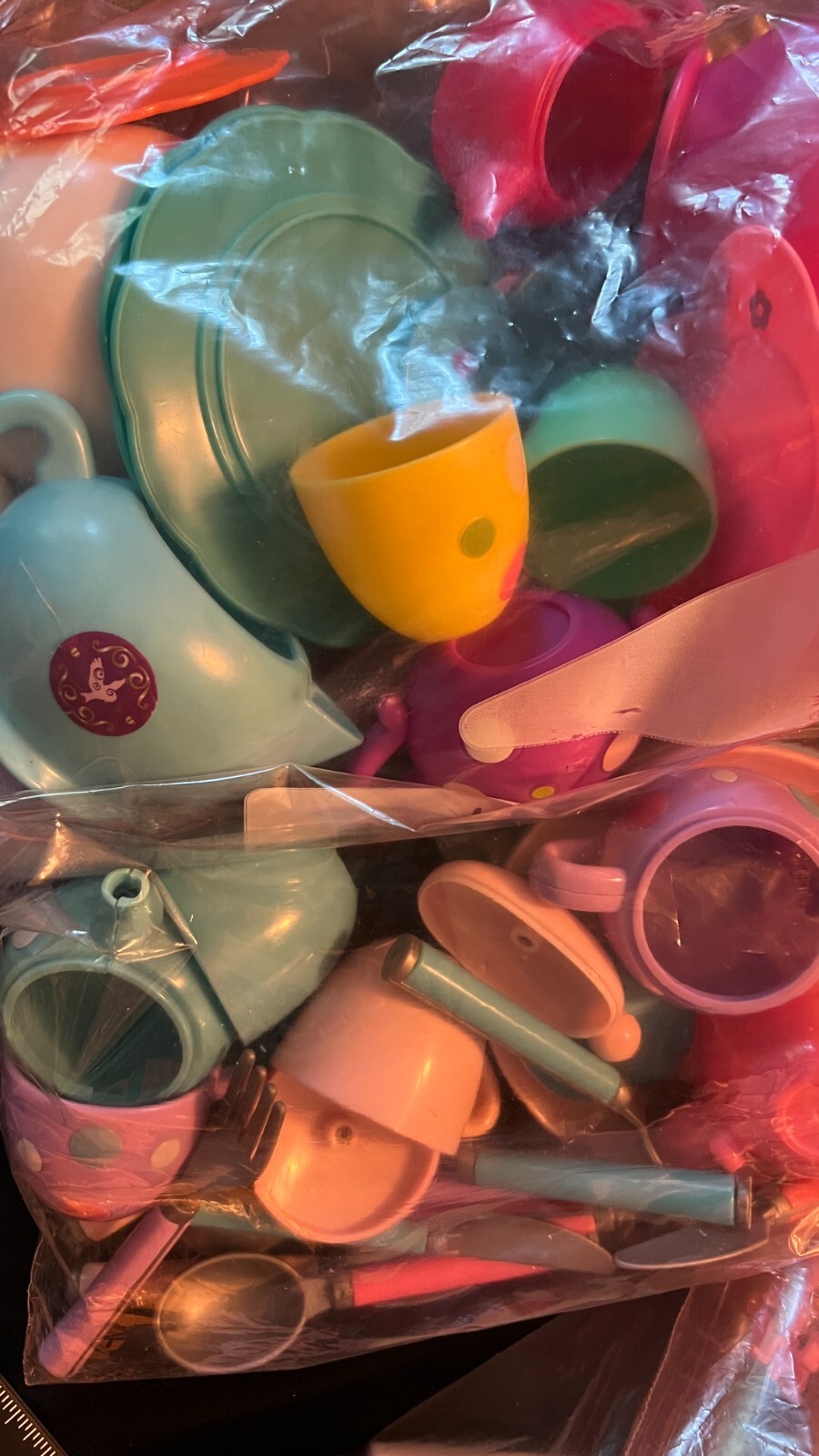 You Pick Replacement Misc Toy Plastic Tea Sets Cups Saucers Plates Utensils Lids