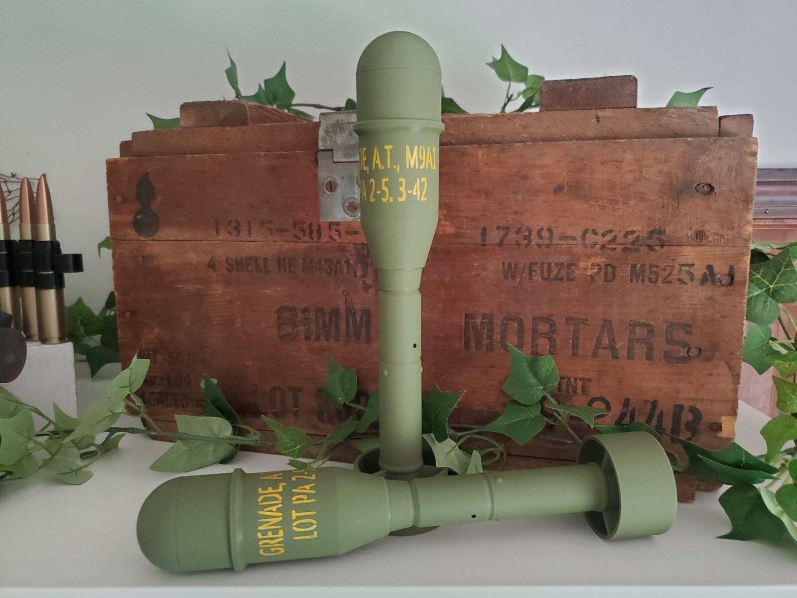 DUMMY M9A1 WW2 Era 48mm HEAT Rifle Grenade – Accurate Size Replica