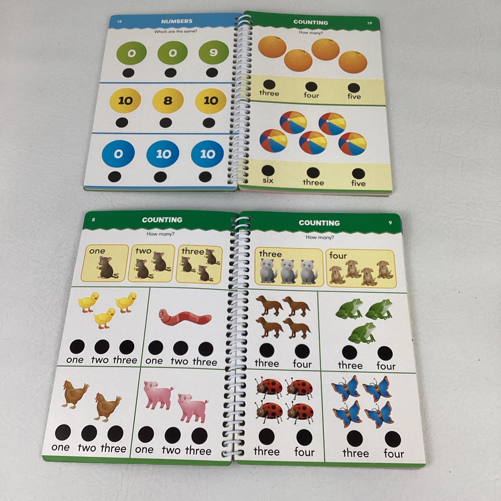 Hot Dots Jr. Kindergarten Math Books Ace Interactive Talking Teaching Dog Pen