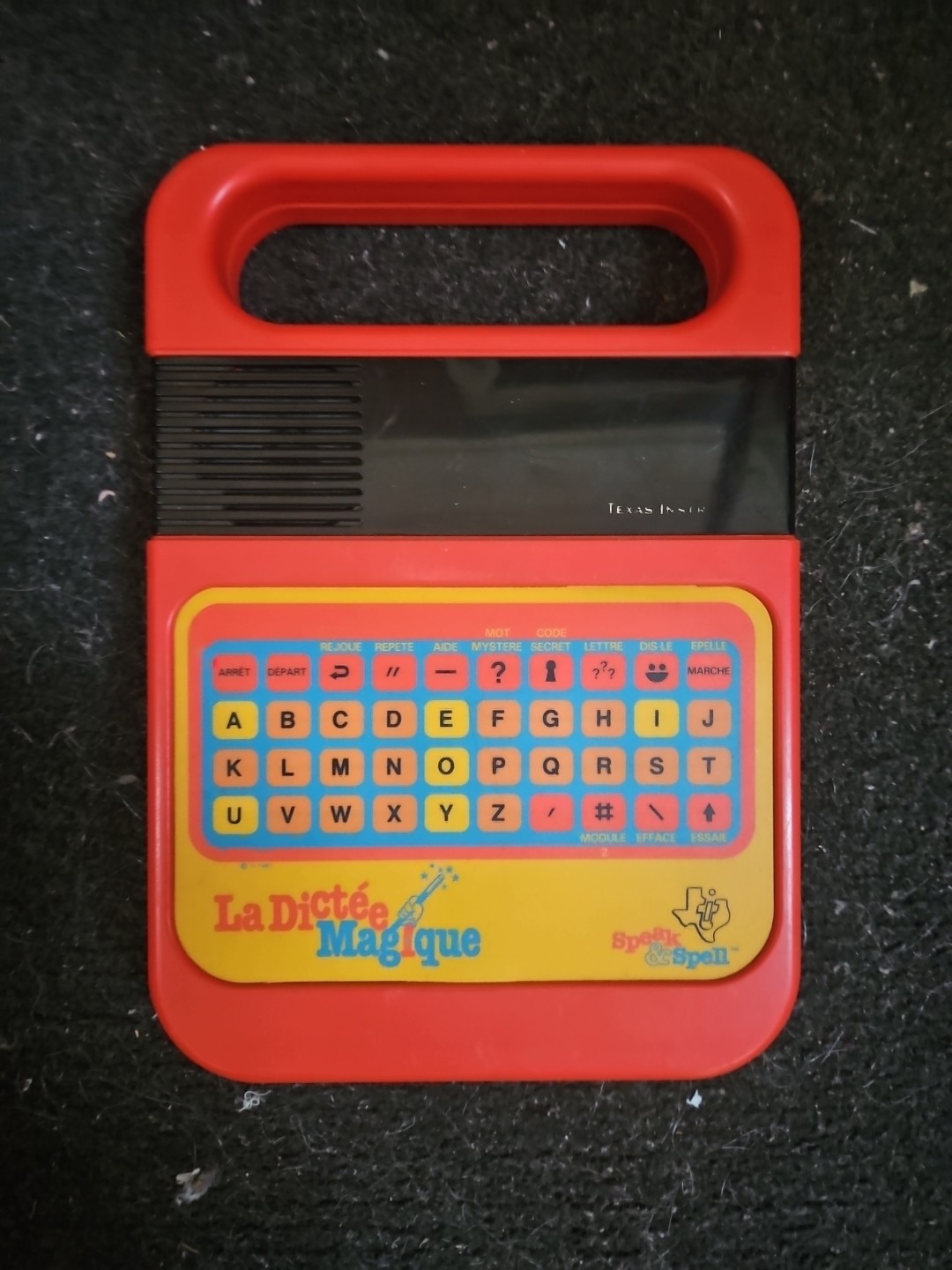 1978 French speak & spell (La Dictée Magique) Working! Italy Texas Instruments