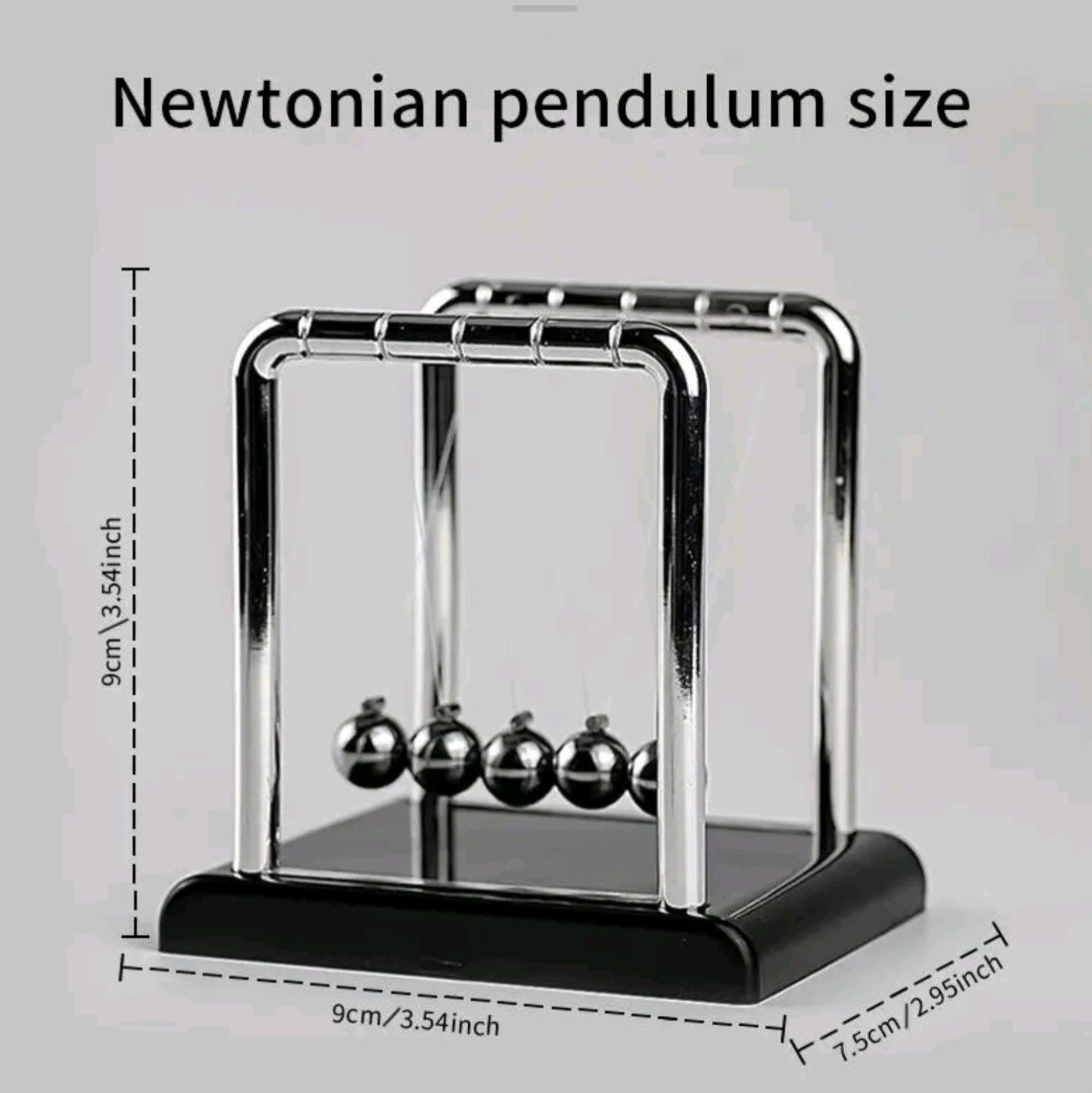 Newton’s Cradle Count Creative Desktop Decoration Ball Swinging Toy Office