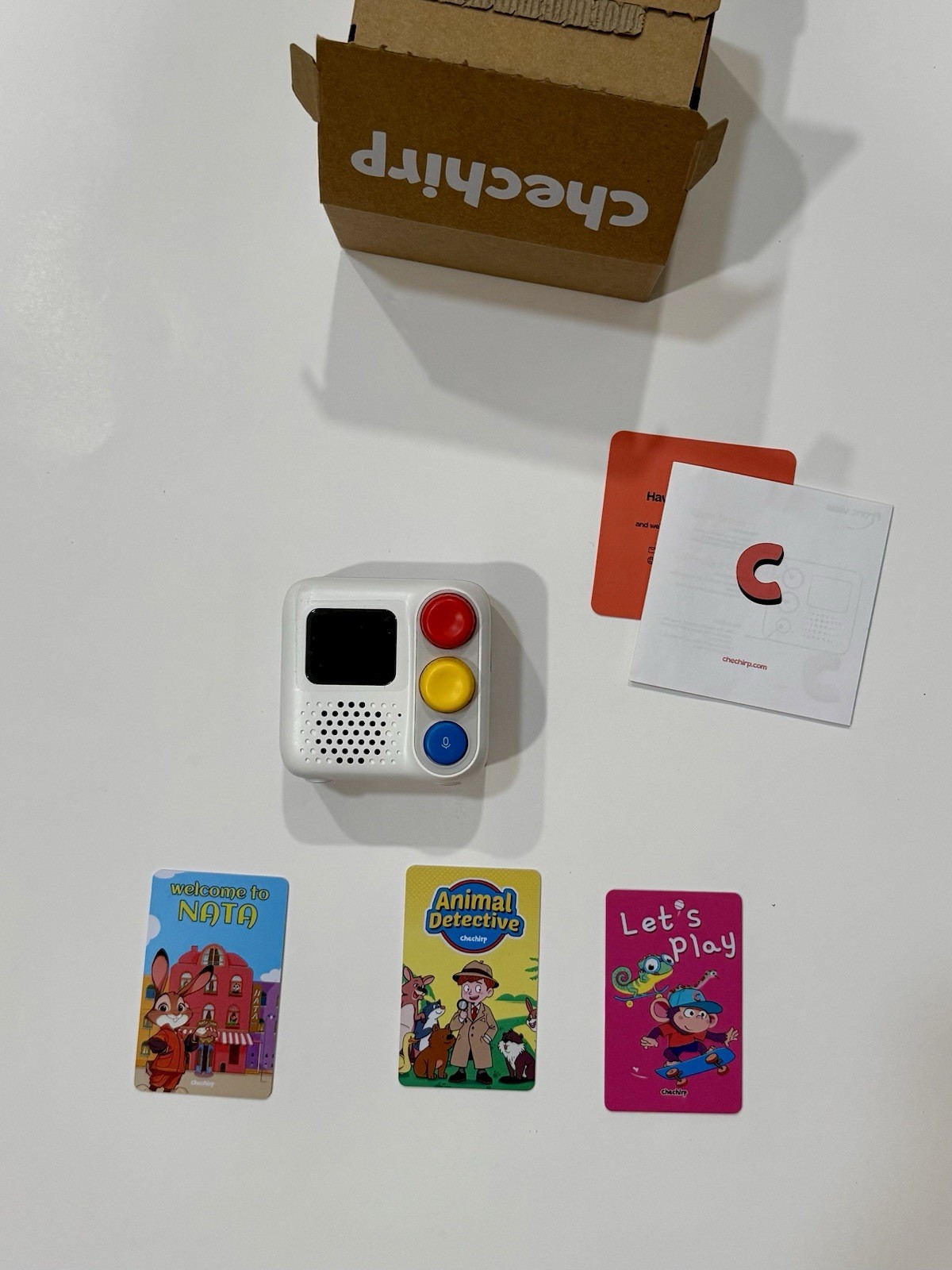 Chechirp Box AI Audio Player Adventure Toy Ages 4-12
