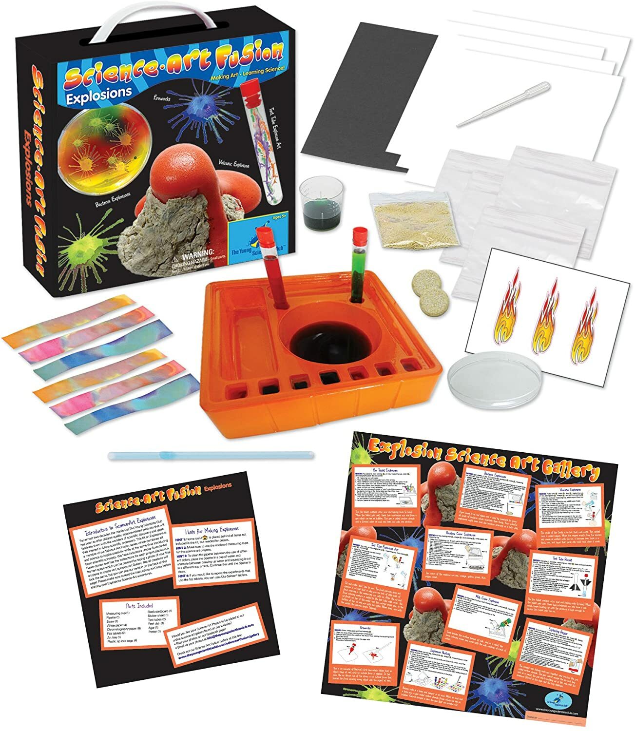 Kids Science Experiment Kit 5-7 Year Fusion Volcanic Explosion Hands on