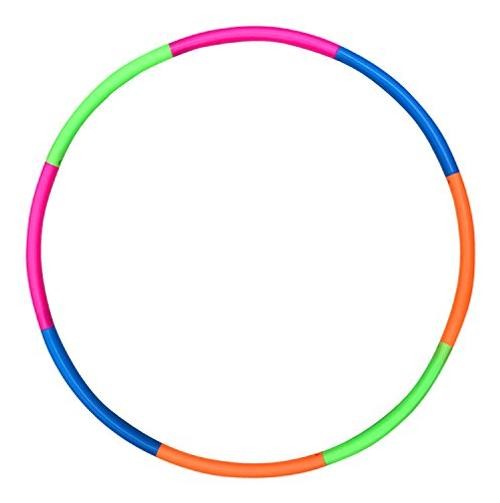 Kids Exercise Hoop, Snap Together Detachable Adjustable Weight Size Plastic
