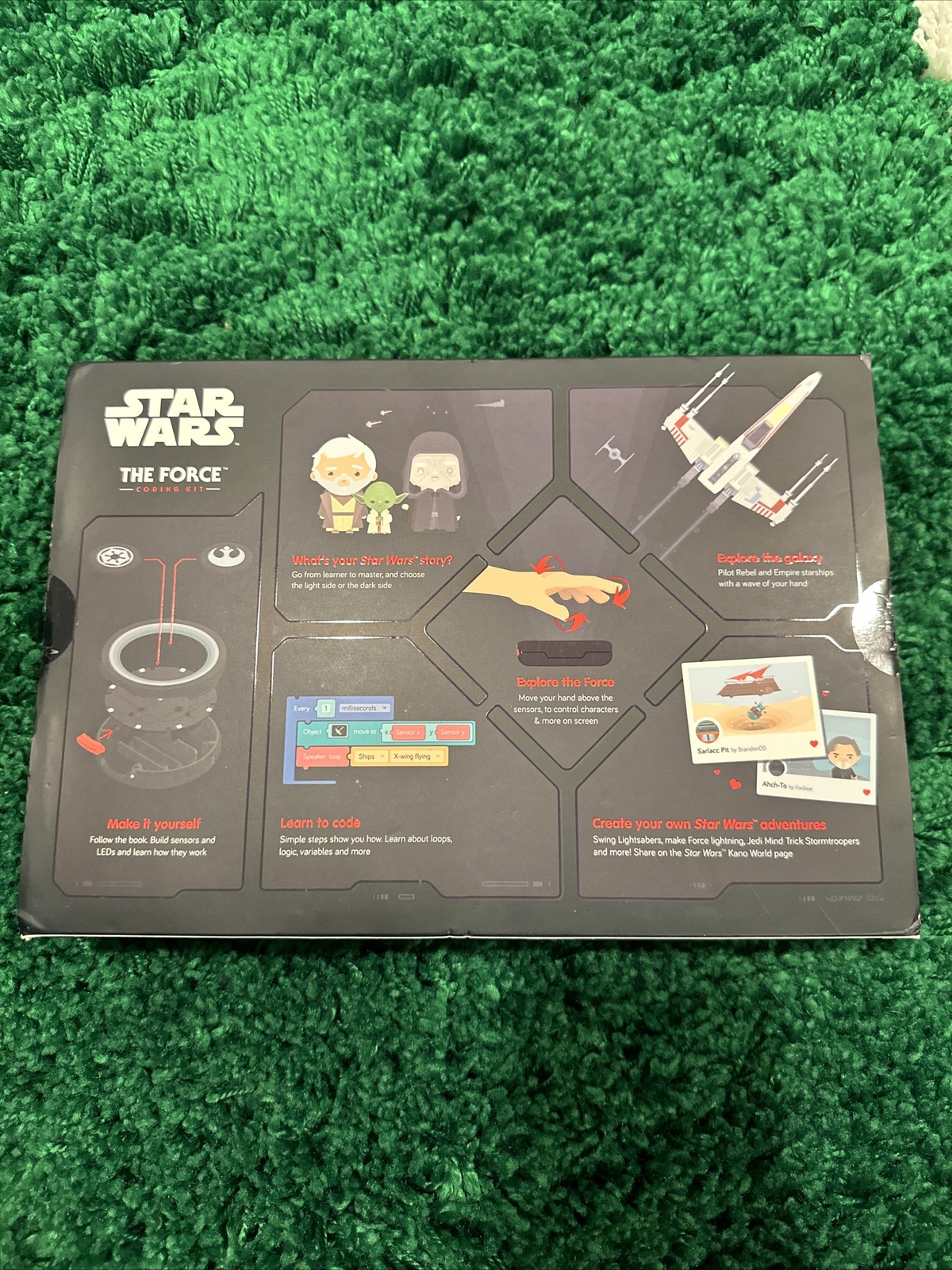 Star Wars The Force Coding Kit Disney Kano Build Kids Children Instructions