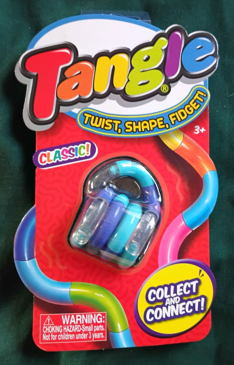 New Tangle Crazy, Fidget Stress ADHD Autism SEN Sensory classic blue