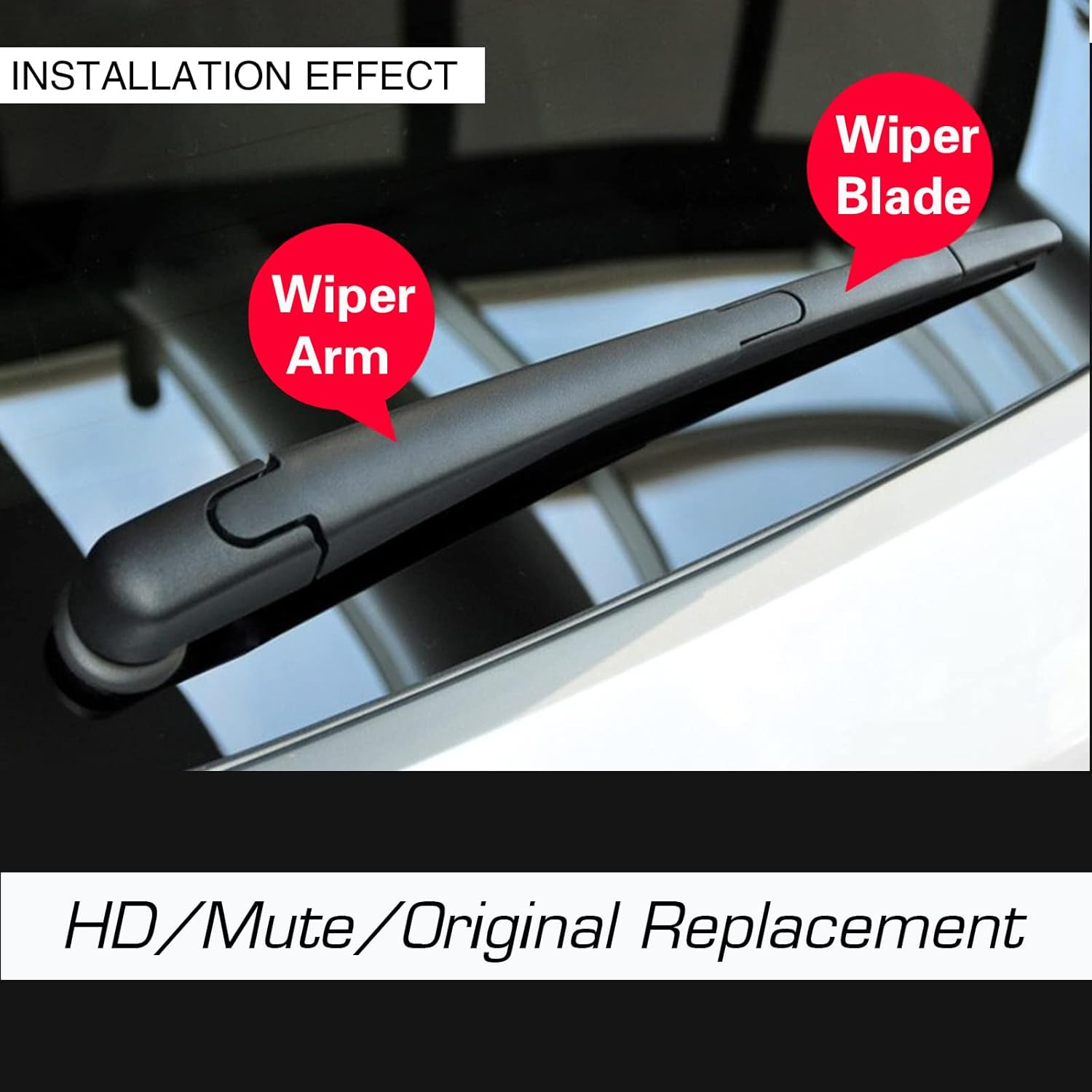 Replacement for Mazda CX-7 2007-2012 Silent Wipers – Front and Rear Windshield W