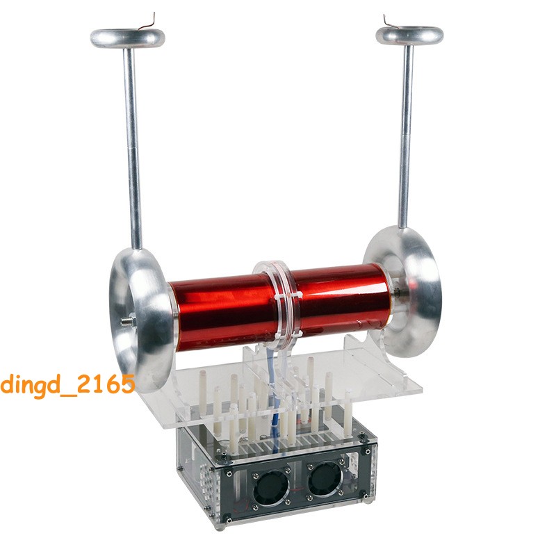 HighTech Music Coil Bipolar Artificial Lightning Electromagnetic Storm SSTC Type