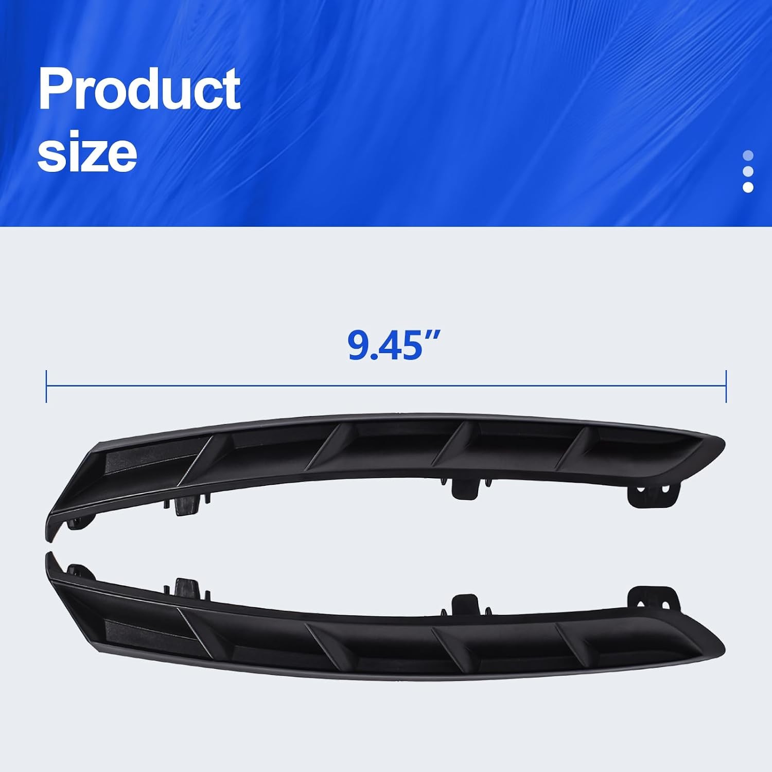 Left and Right Rear Bumper Extension Trim Rear Bumper Trim Kit Extension Panel