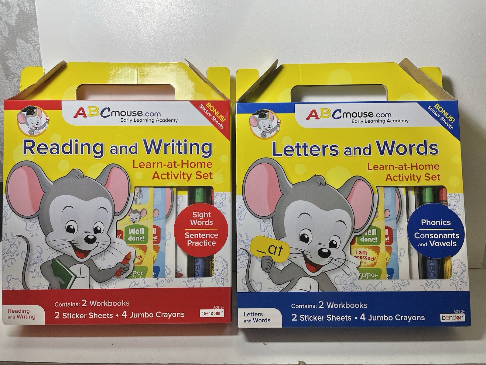 NIB ABC mouse Letters and Words & Reading And WritingLearn-At-Home Activity Sets