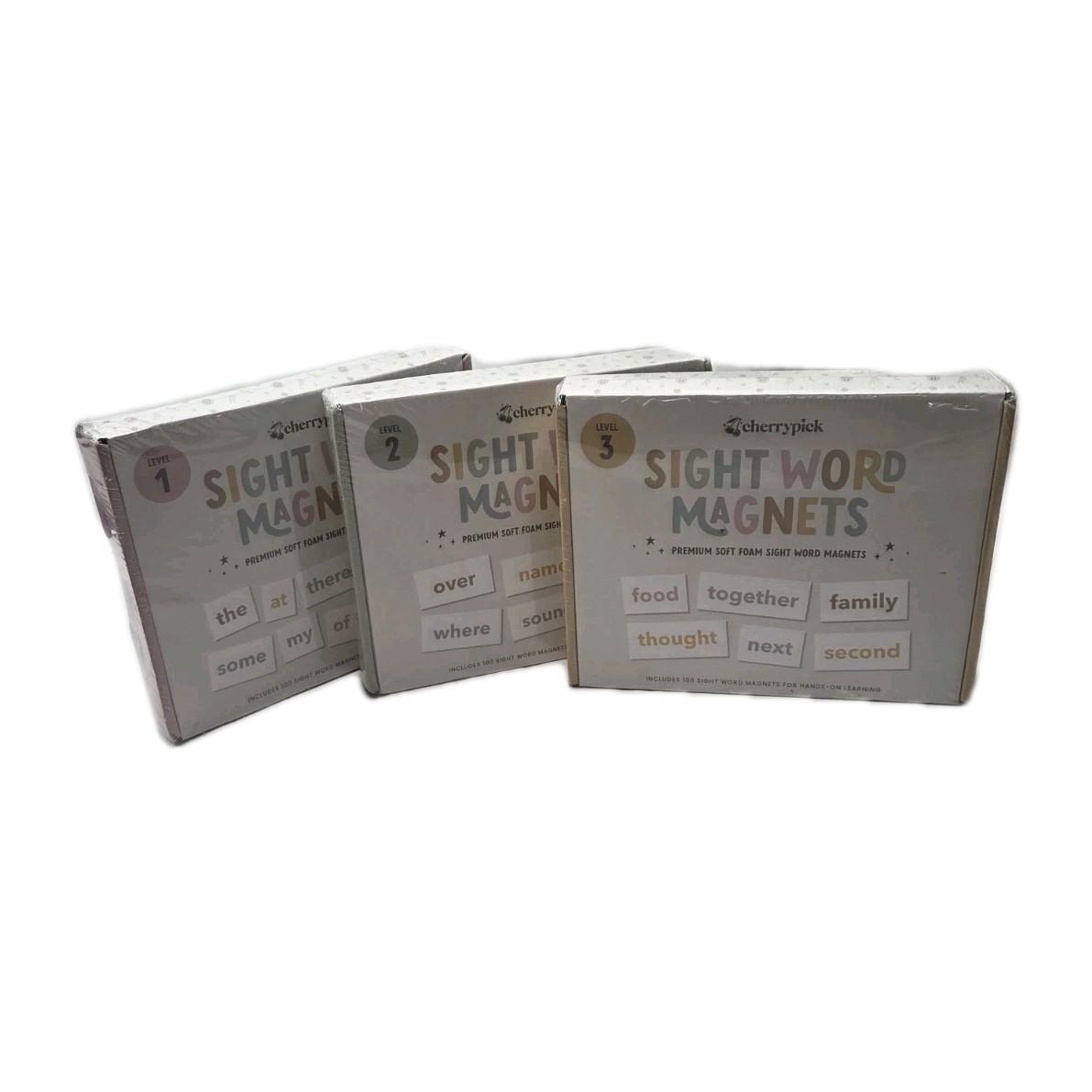 Lot Cherrypick Level 1, 2, And 3 Sight Word Magnets For Early Reading & Literacy