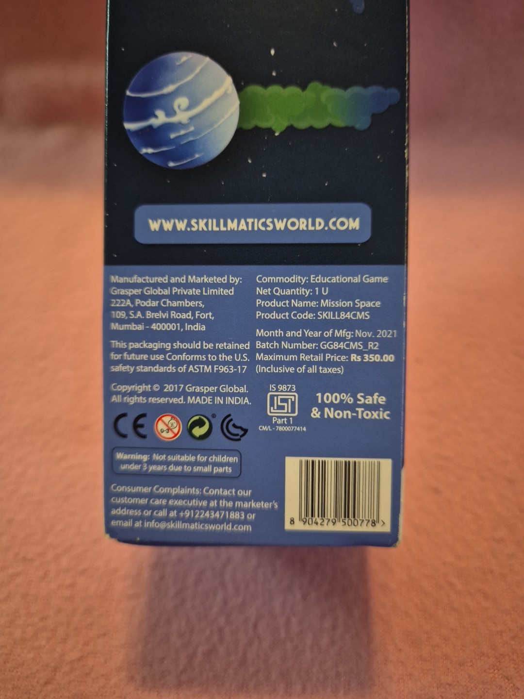 Educational Game Connectors Mission Space Gifts for 6 Years + Skillmatics