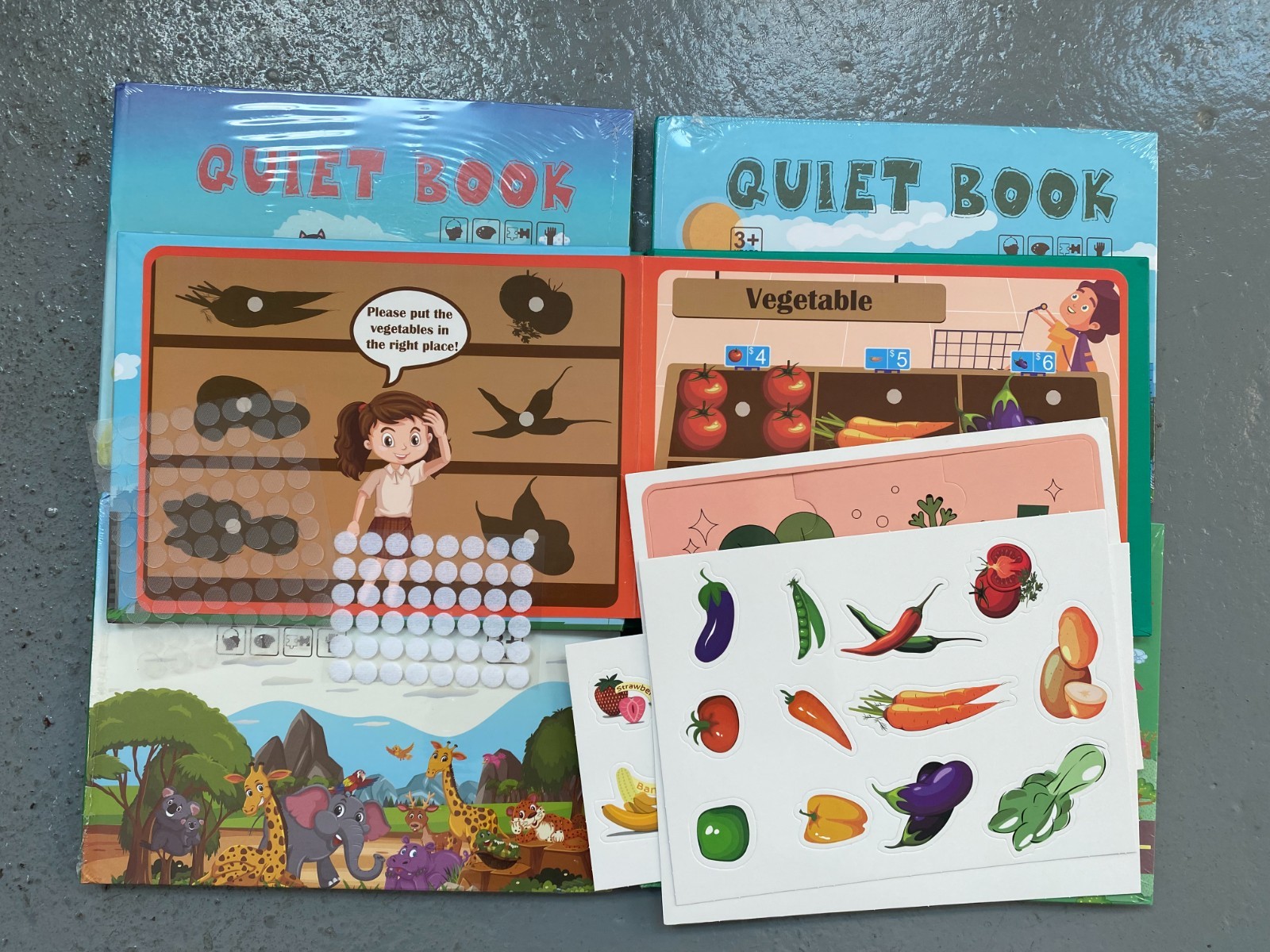 Quiet Book 4 –Montessori-Inspired Learning Book for Toddlers |Hands-On Education