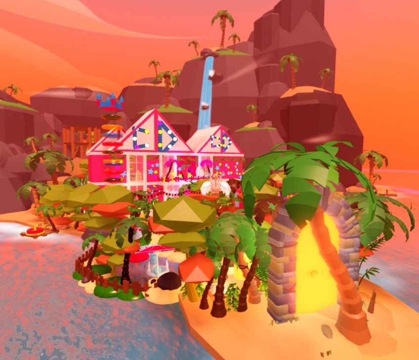 Tropical Paradise Preppy Island❤️Sandbox Island❤️ Adopt Me Home House