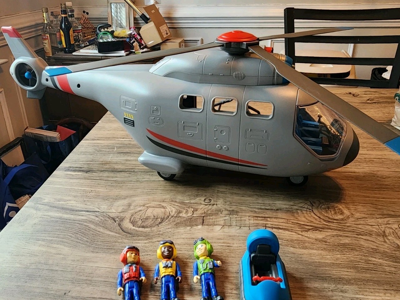 Lakeshore Ready for Takeoff! Adventure Helicopter 3 Figures & Accessories