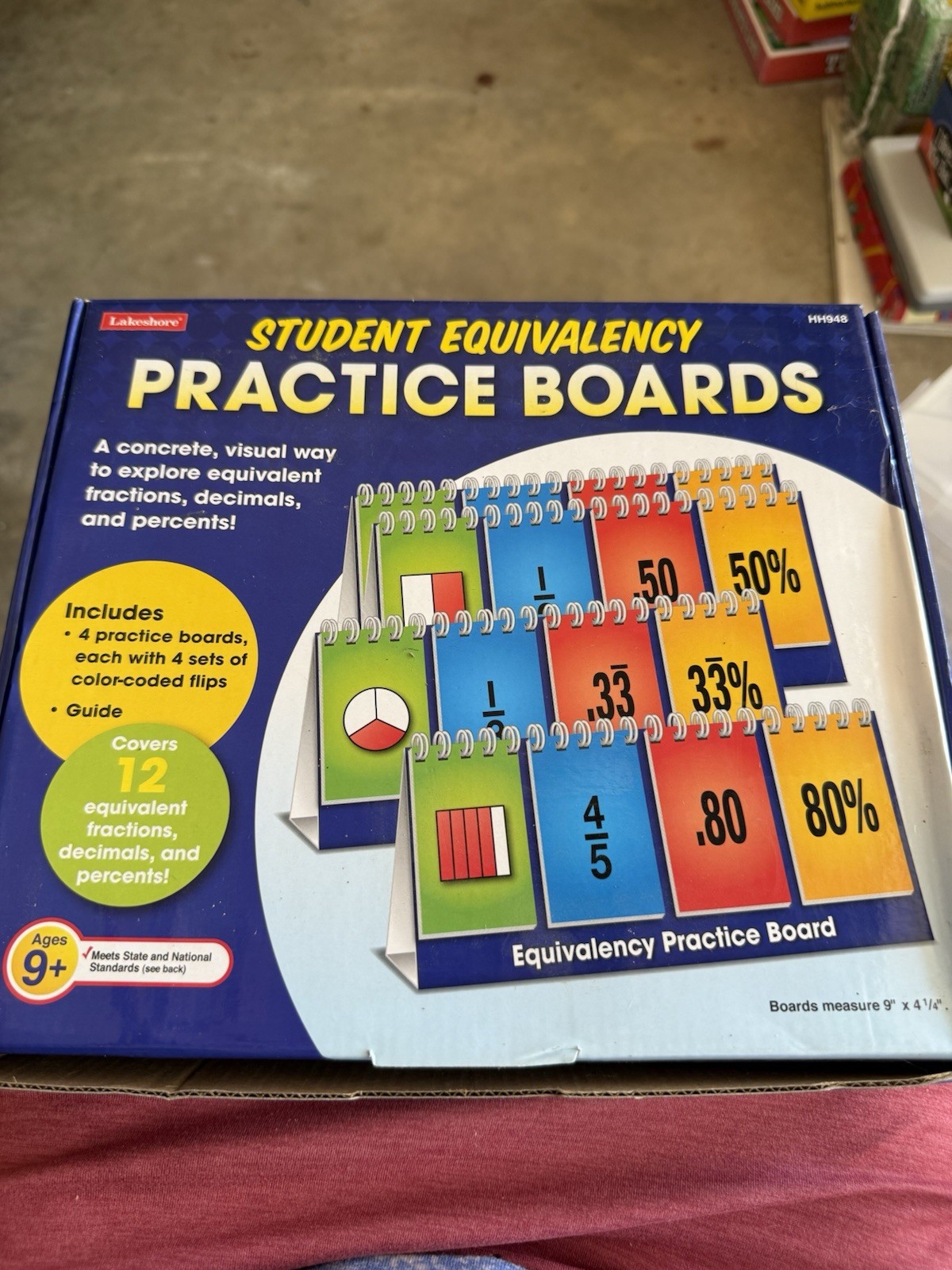 Lakeshore Student Equivalency Practice Boards Ages 9+ 3 Boards Only