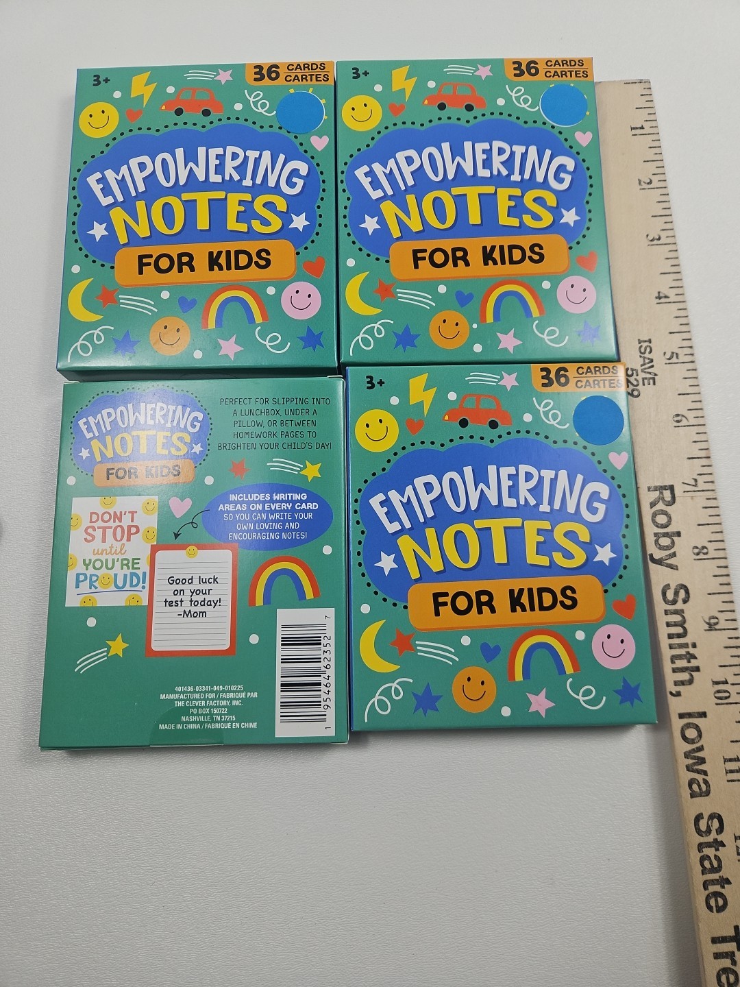 Lot Of 4 Packs 144 Cards Empowering Notes For Kids Lunchbox Encouraging School