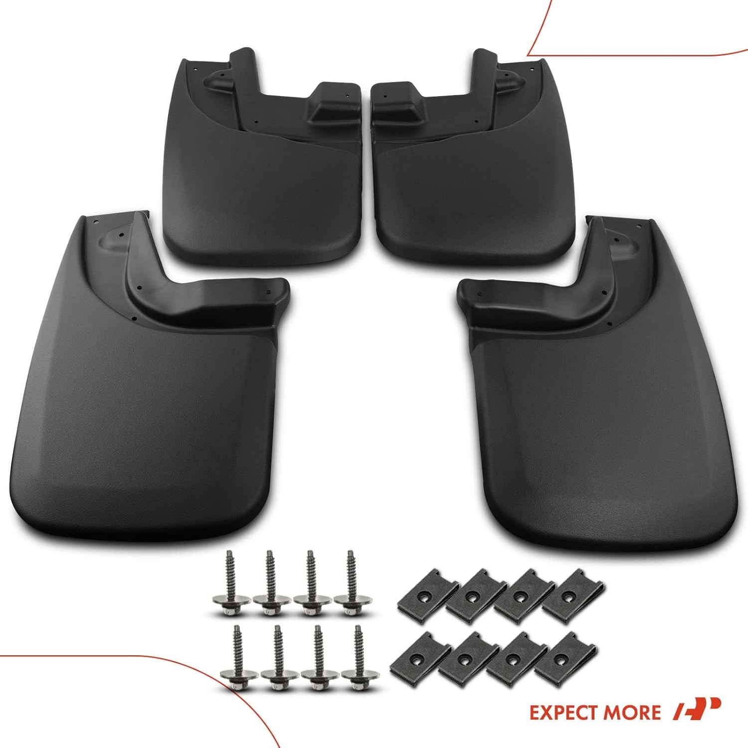 A-Premium 4PCS Mud Flaps Compatible with Toyota Tacoma 2005-2015 Pickup (with Fe