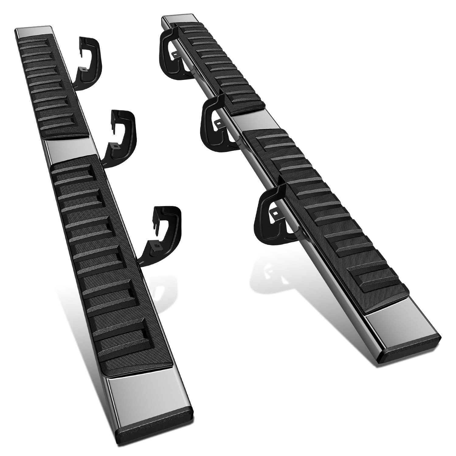 69 Inch Flat Running Boards Compatible 2007-2012 DNA Motoring Side Step Bars