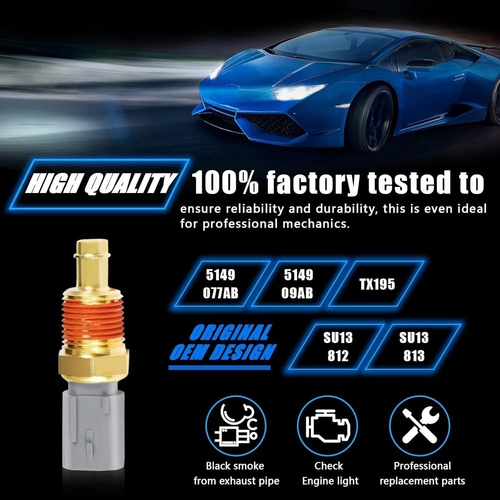 OTUAYAUTO 5149077AB Premium Engine Water Coolant Temperature Sensor –