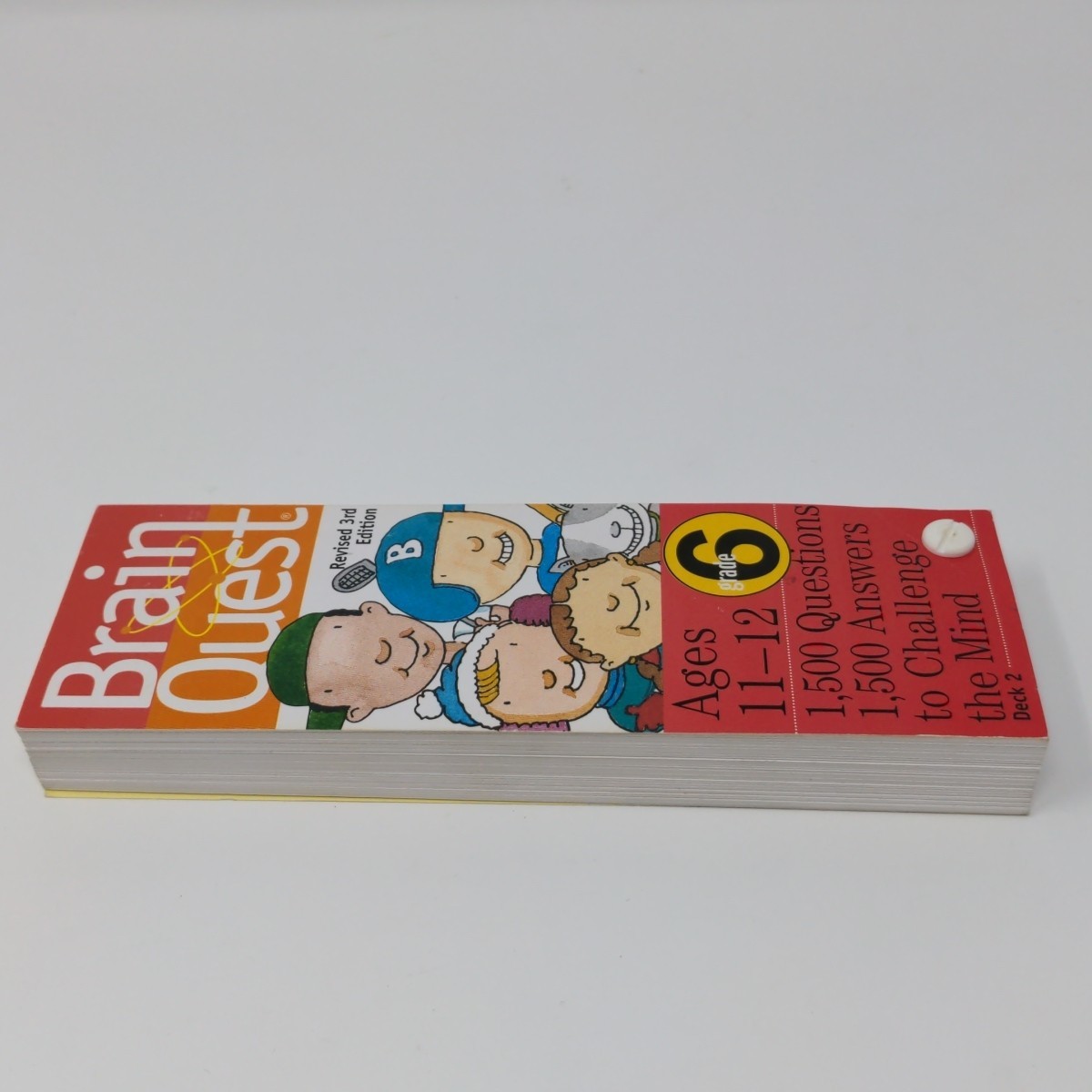 Brain Quest Grade 6 (Ages 11 – 12) Decks 1. & 2 3rd Edition Brain quest Cards