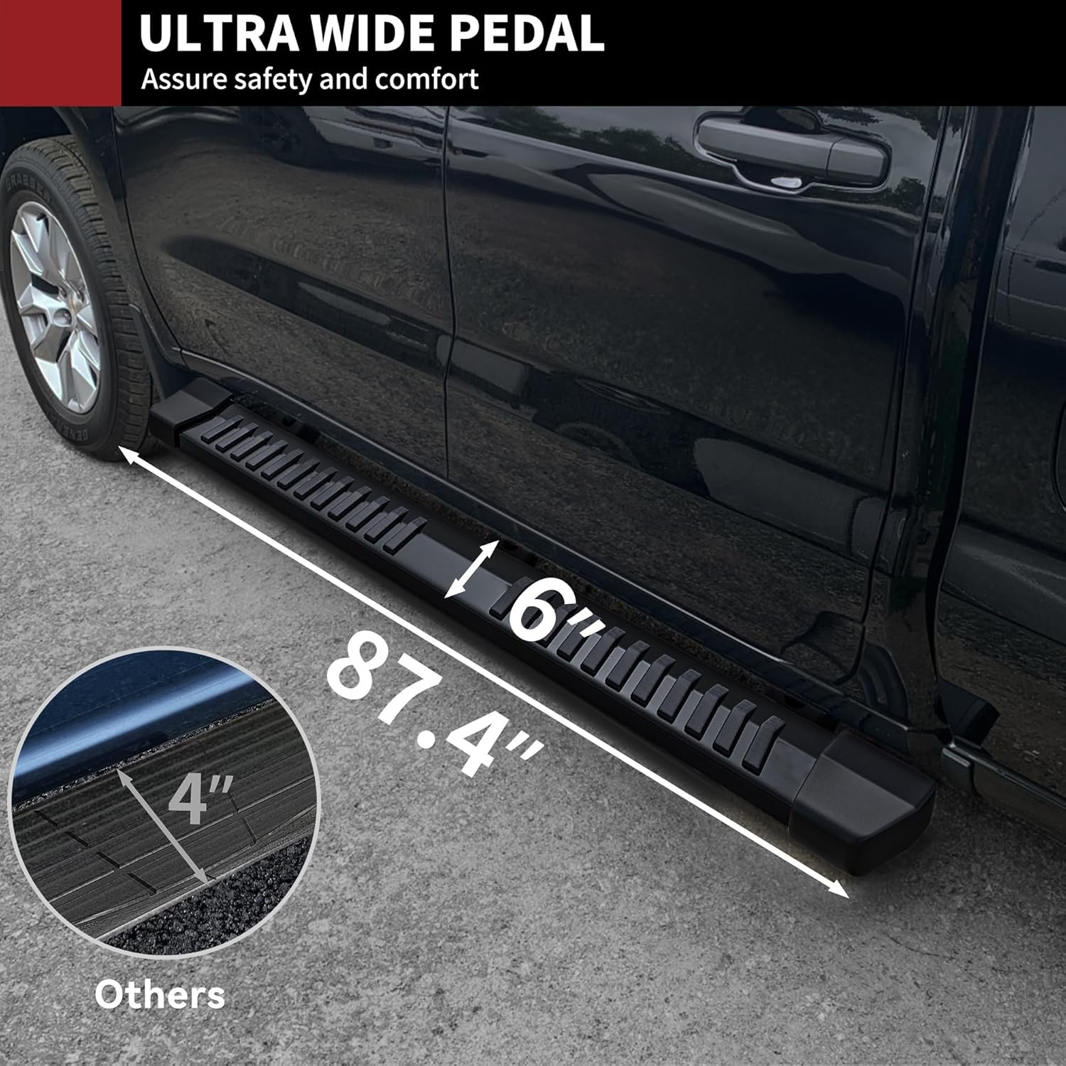Side Step Nerf Bars for Dodge Ram 1500 2009 2018