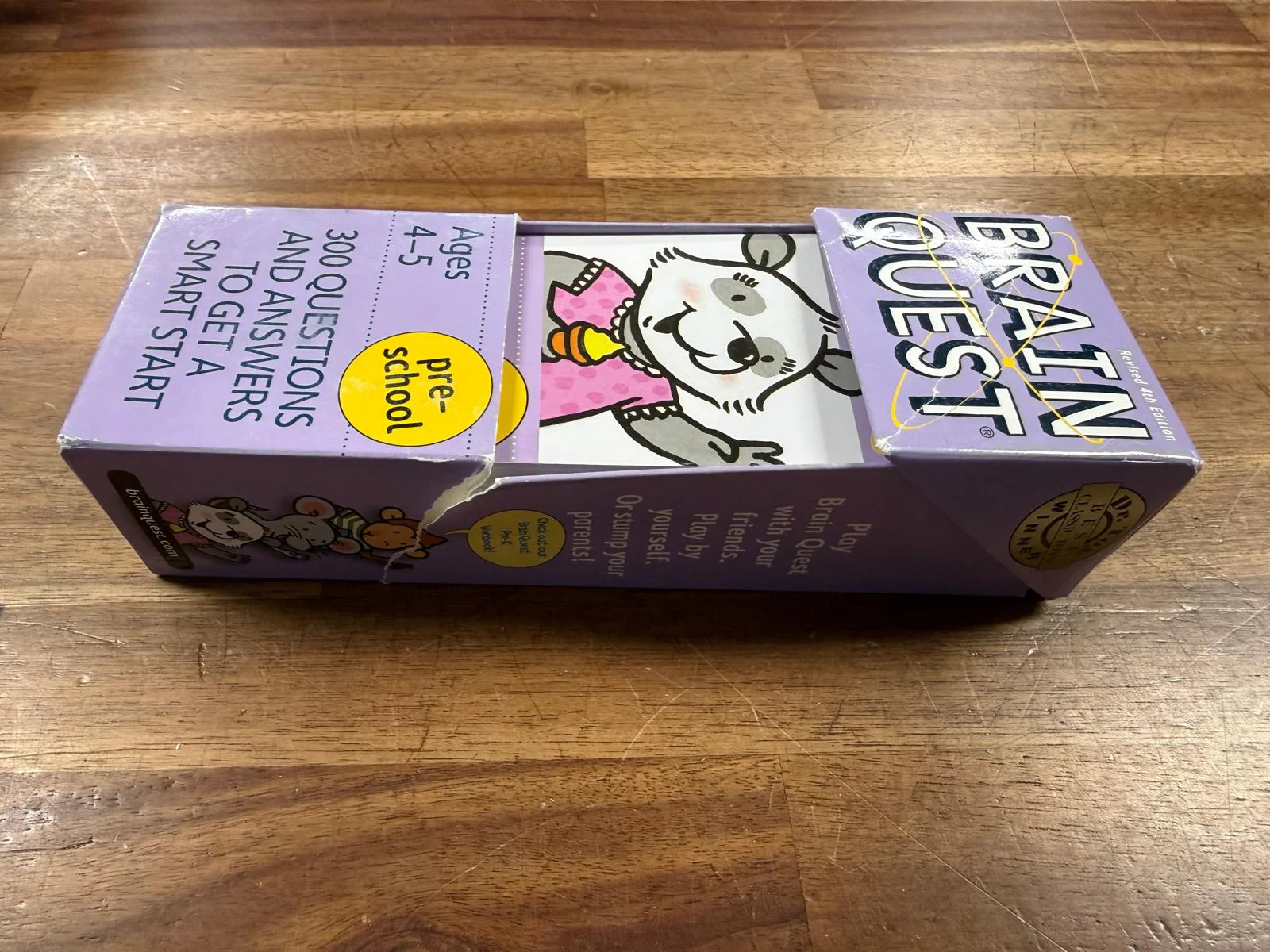 Brain Quest Cards Pre-School Ages 4-5 (Good & Clean)