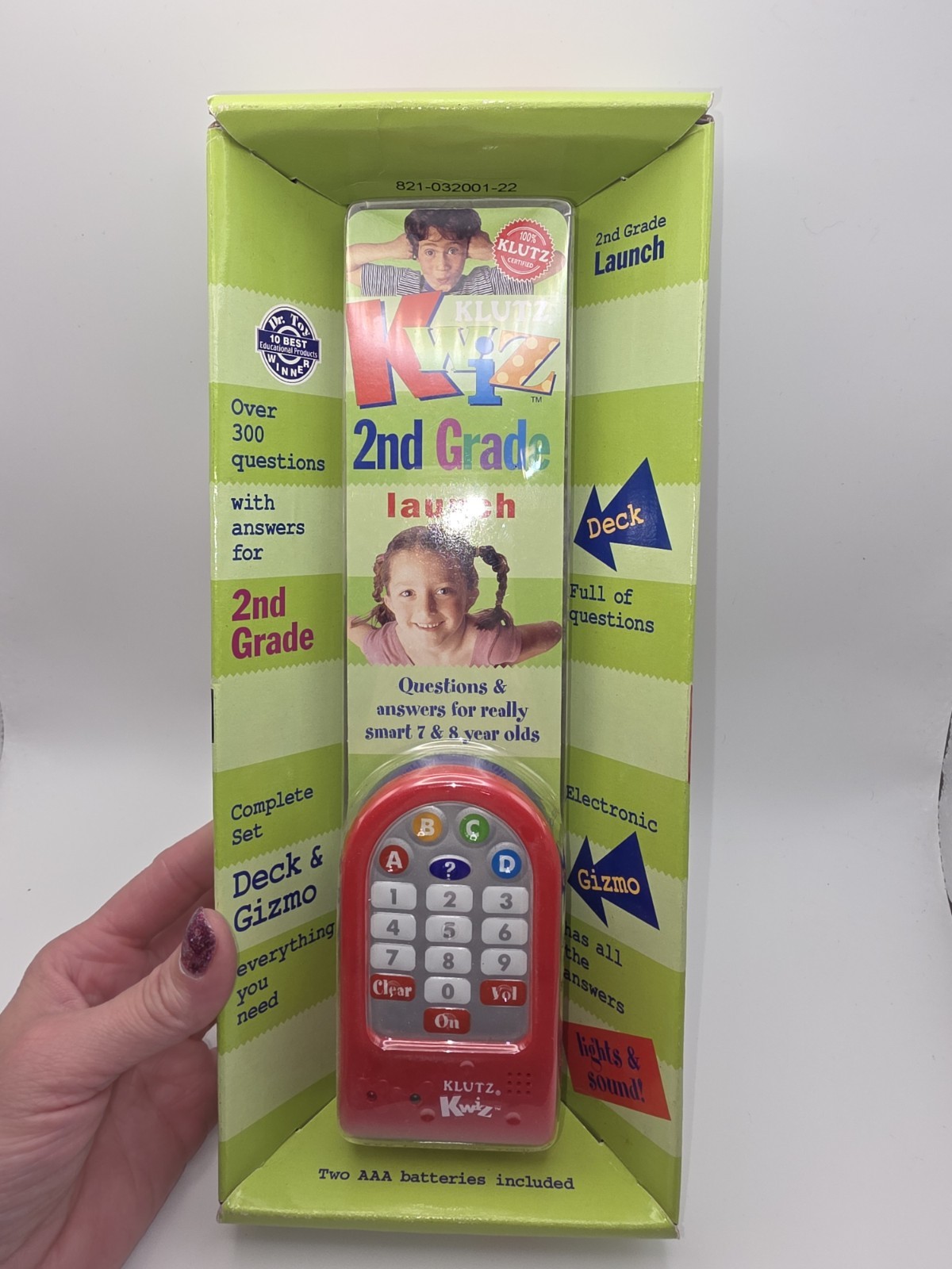 Klutz Kwiz 2nd Grade Math Quiz Deck Gizmo Sealed Educational Toy Set NEW